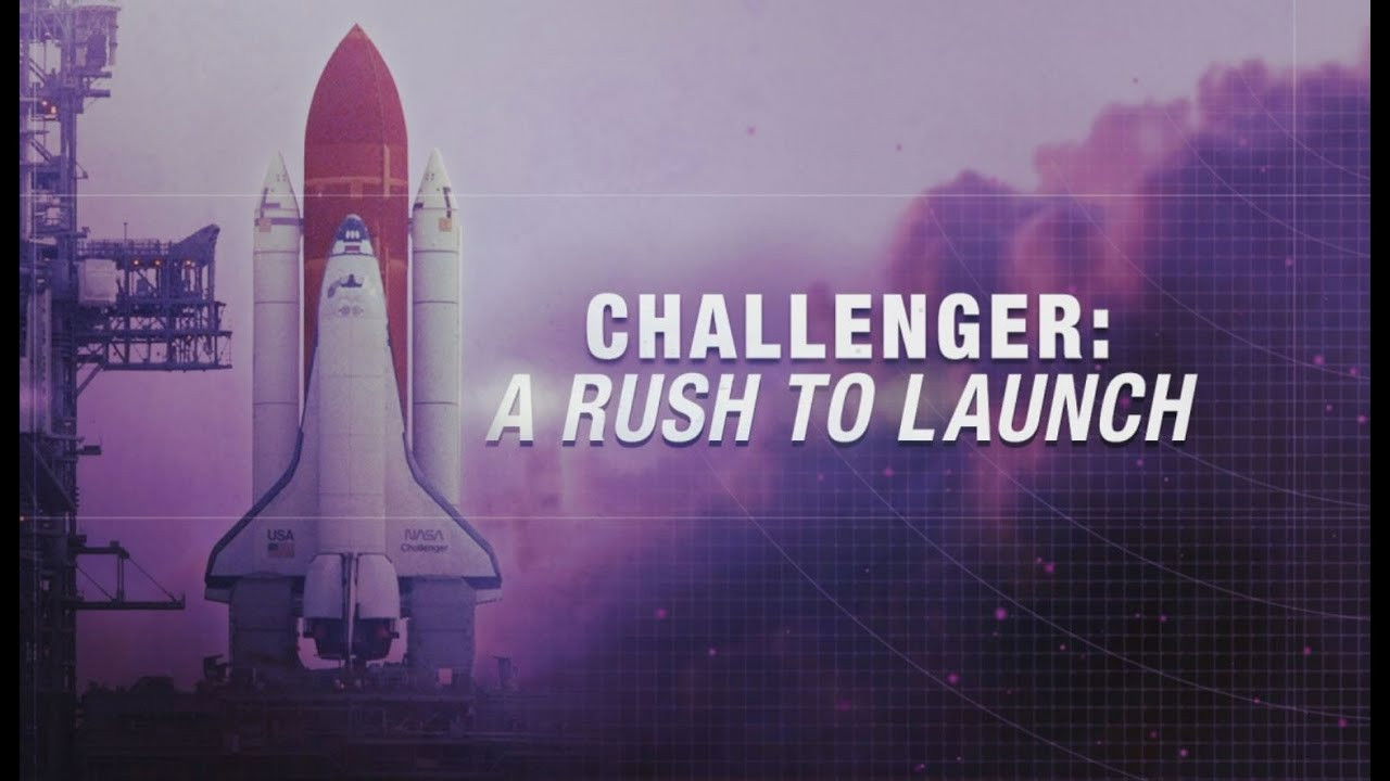 Backdrop for Challenger: A Rush to Launch