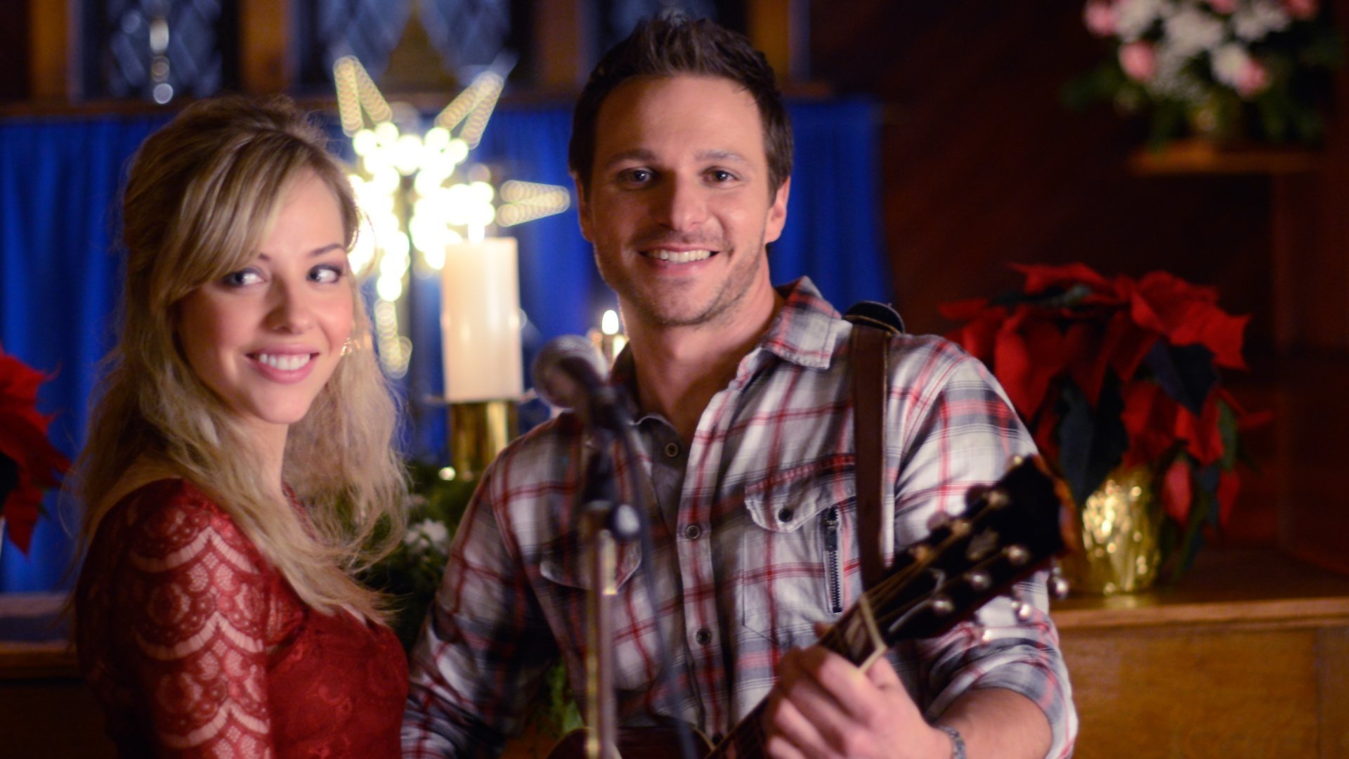 Backdrop for Guess Who's Coming to Christmas