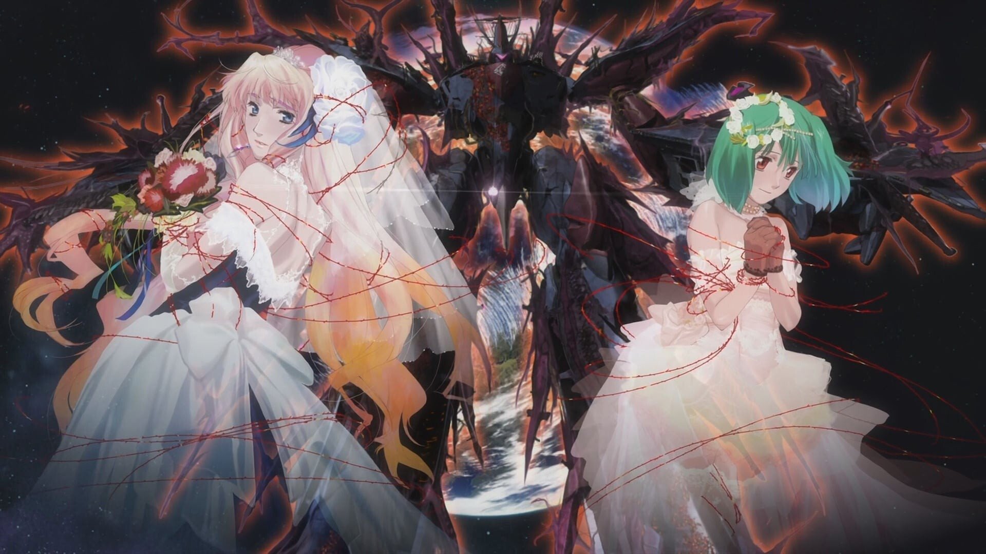 Backdrop for Macross Frontier: The False Songstress