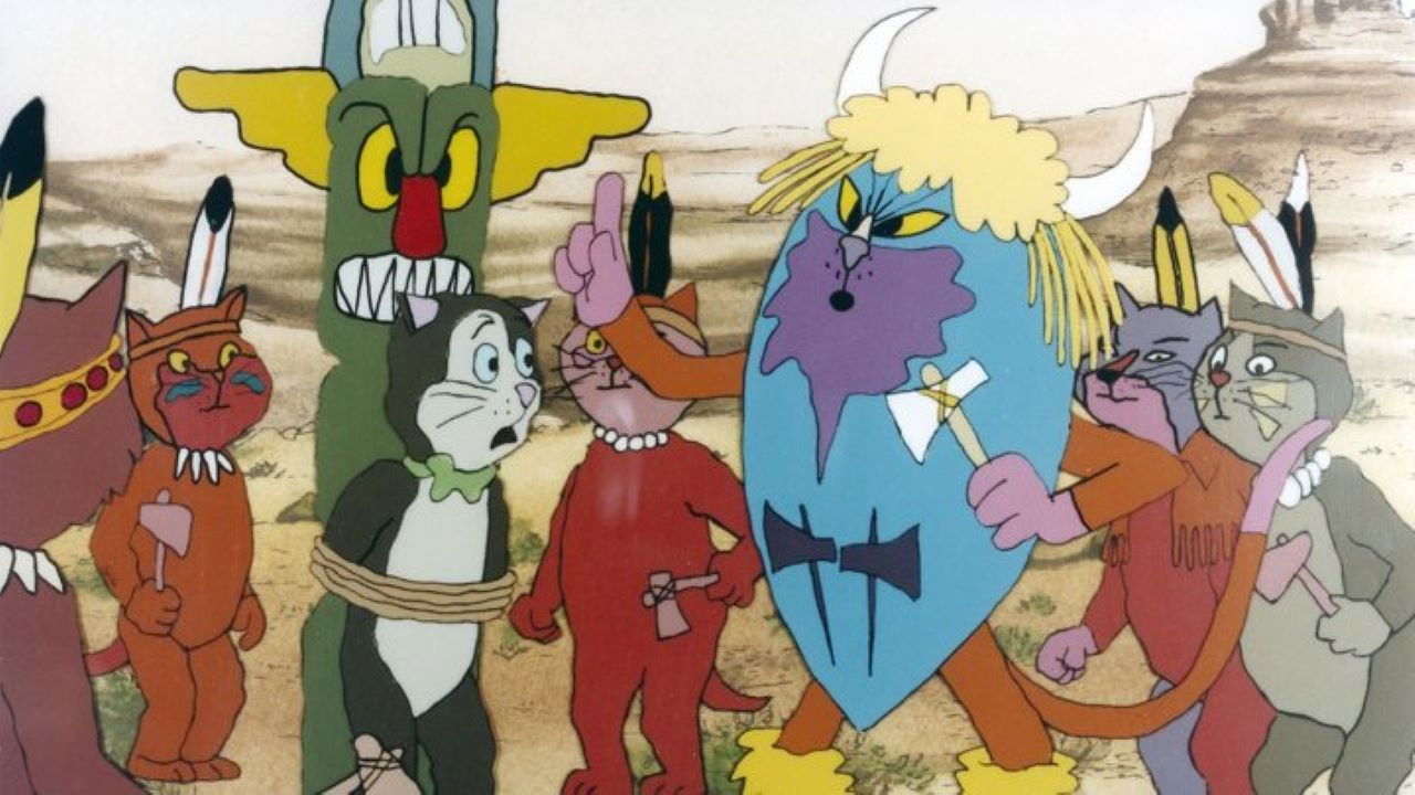 Backdrop for Peter-No-Tail in Americat