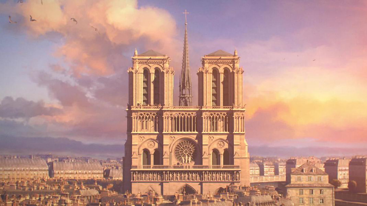 Backdrop for Notre Dame de Paris: The Ordeal of the Centuries