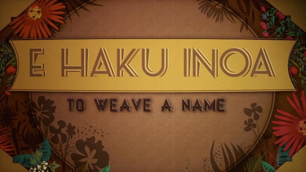 Backdrop for E Haku Inoa: To Weave a Name