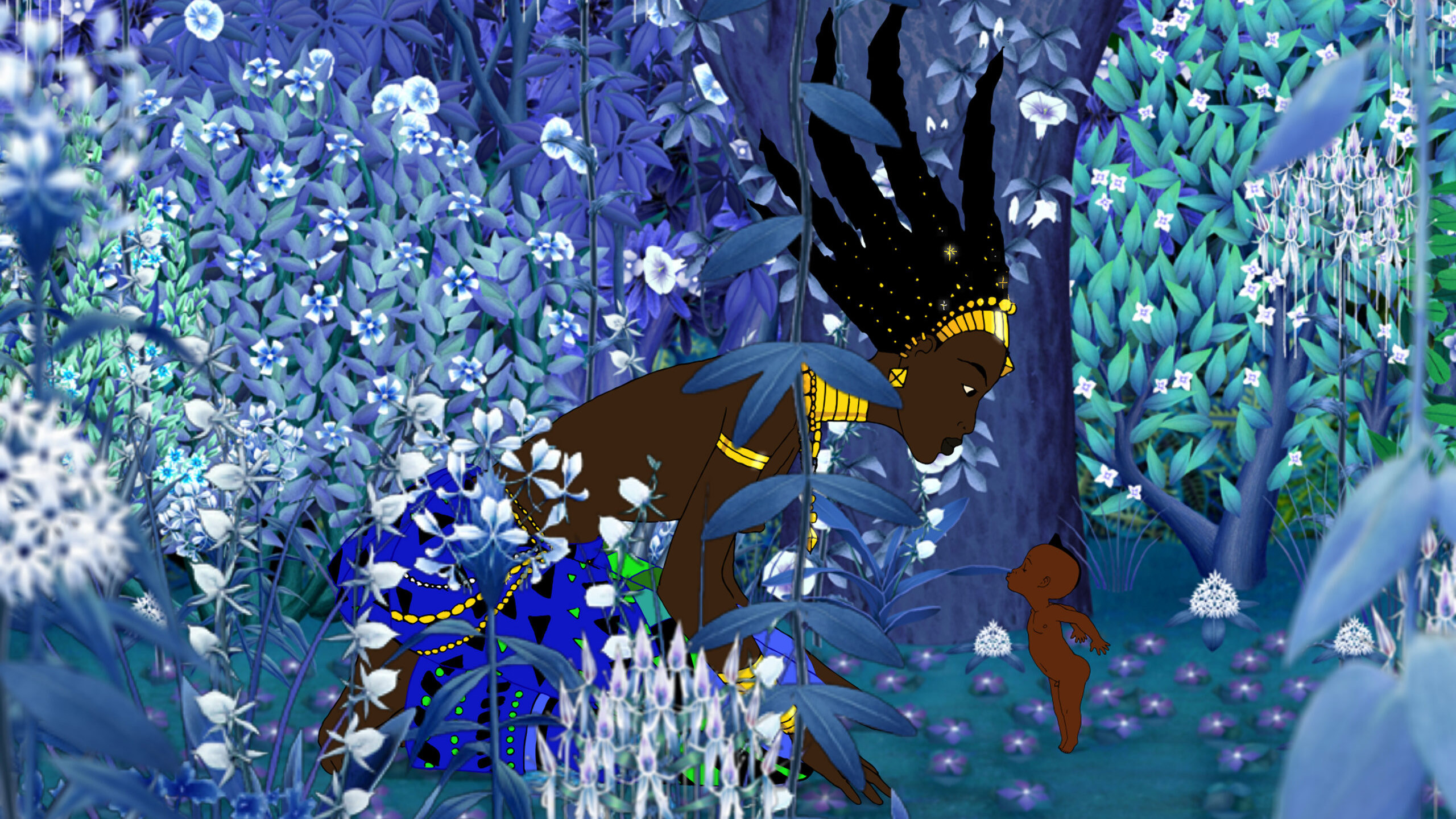 Backdrop for Kirikou and the Sorceress
