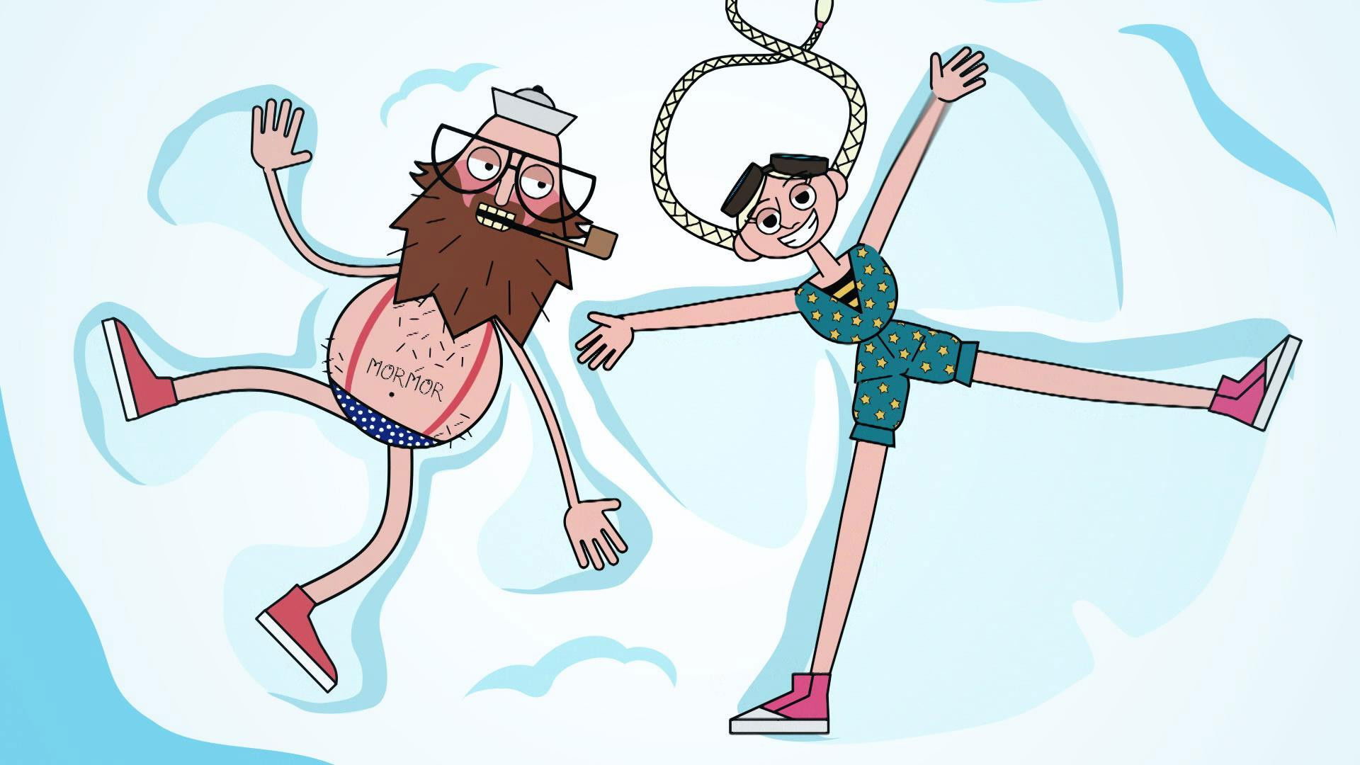 Backdrop for Juleræs i Ramasjang