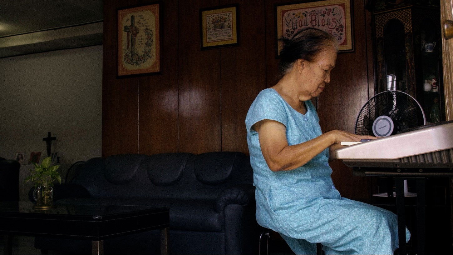 Backdrop for Grandma Isa