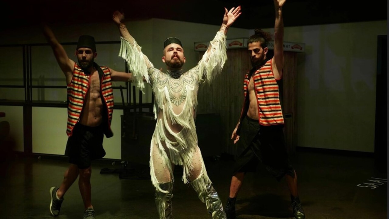 Backdrop for Queer Exile Berlin