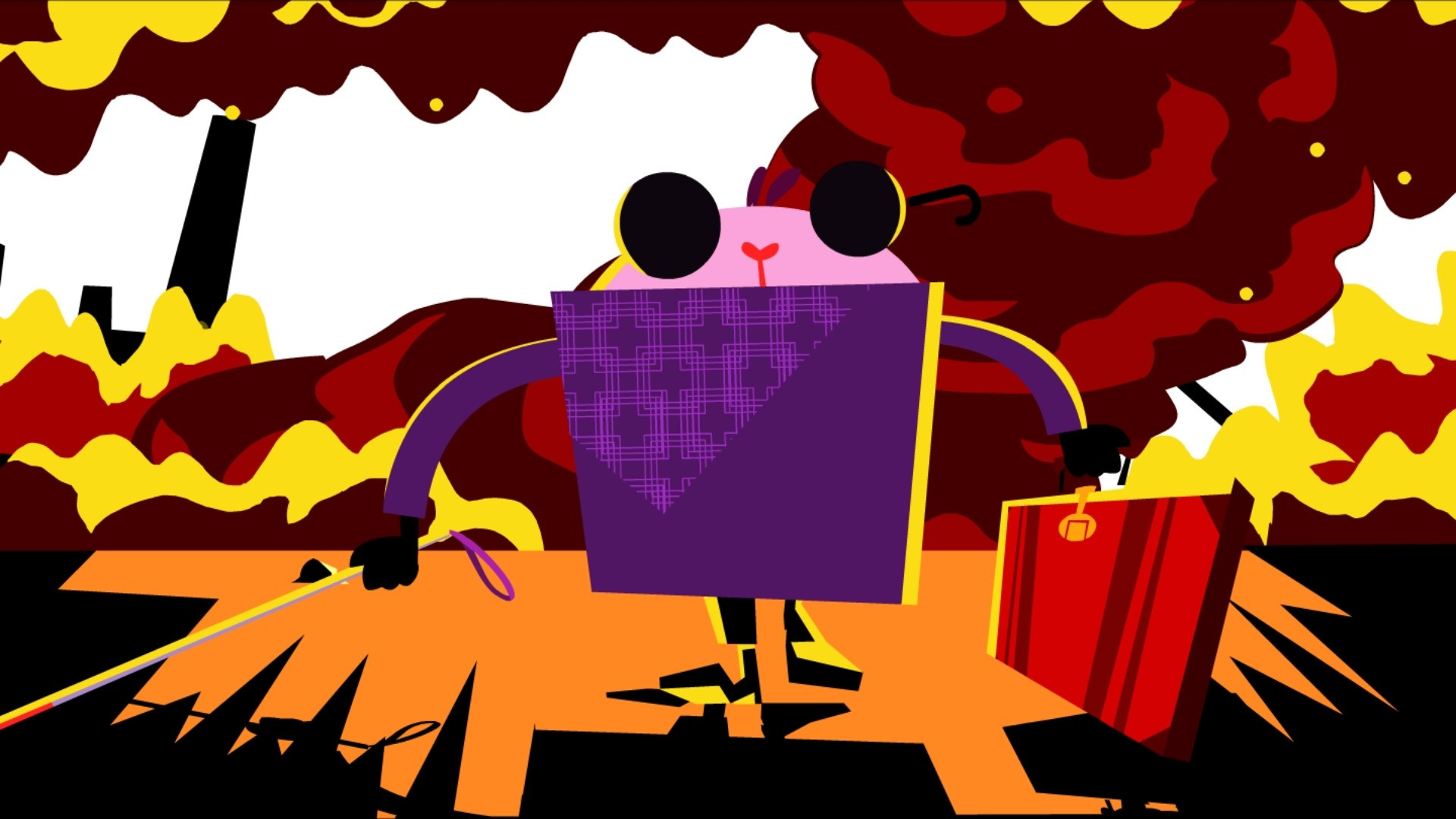 Backdrop for Happy Tree Friends - Mole in the City