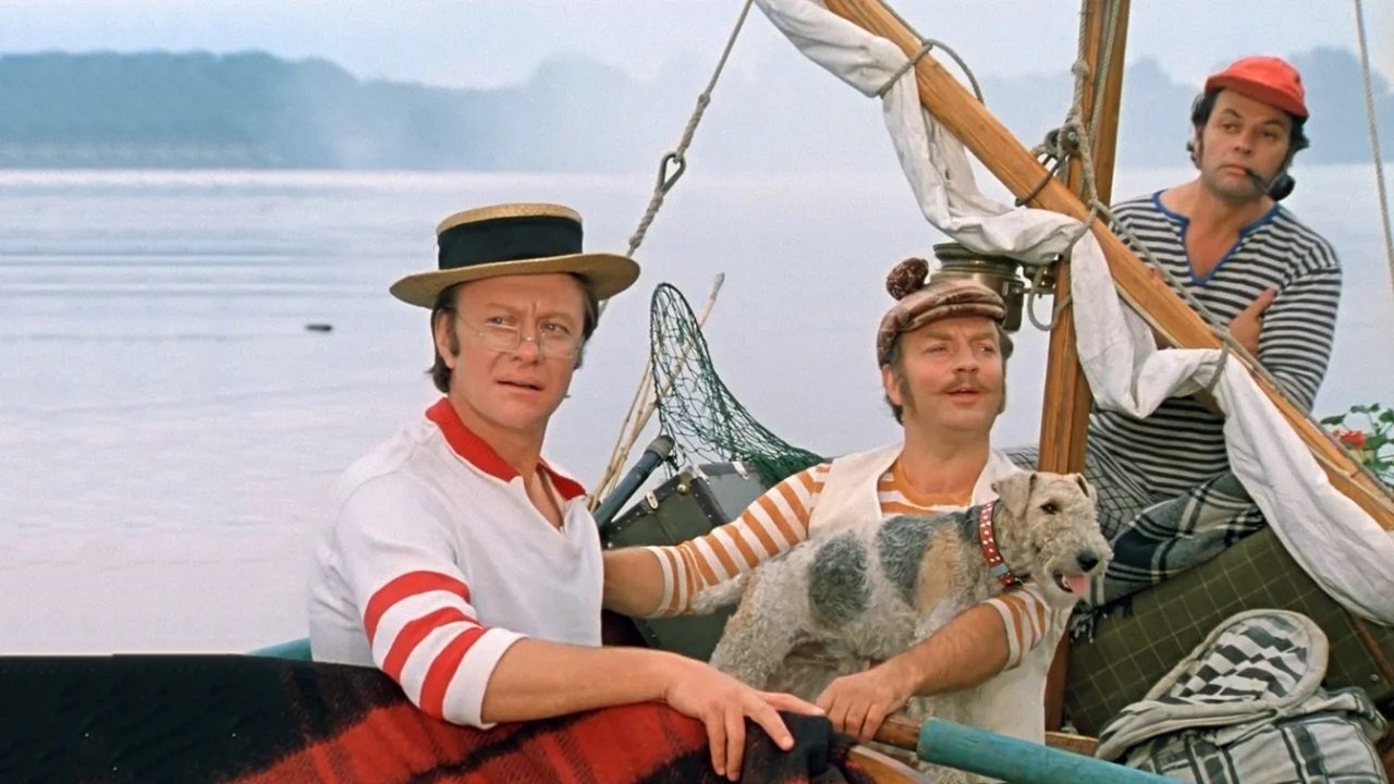 Backdrop for Three Men in a Boat