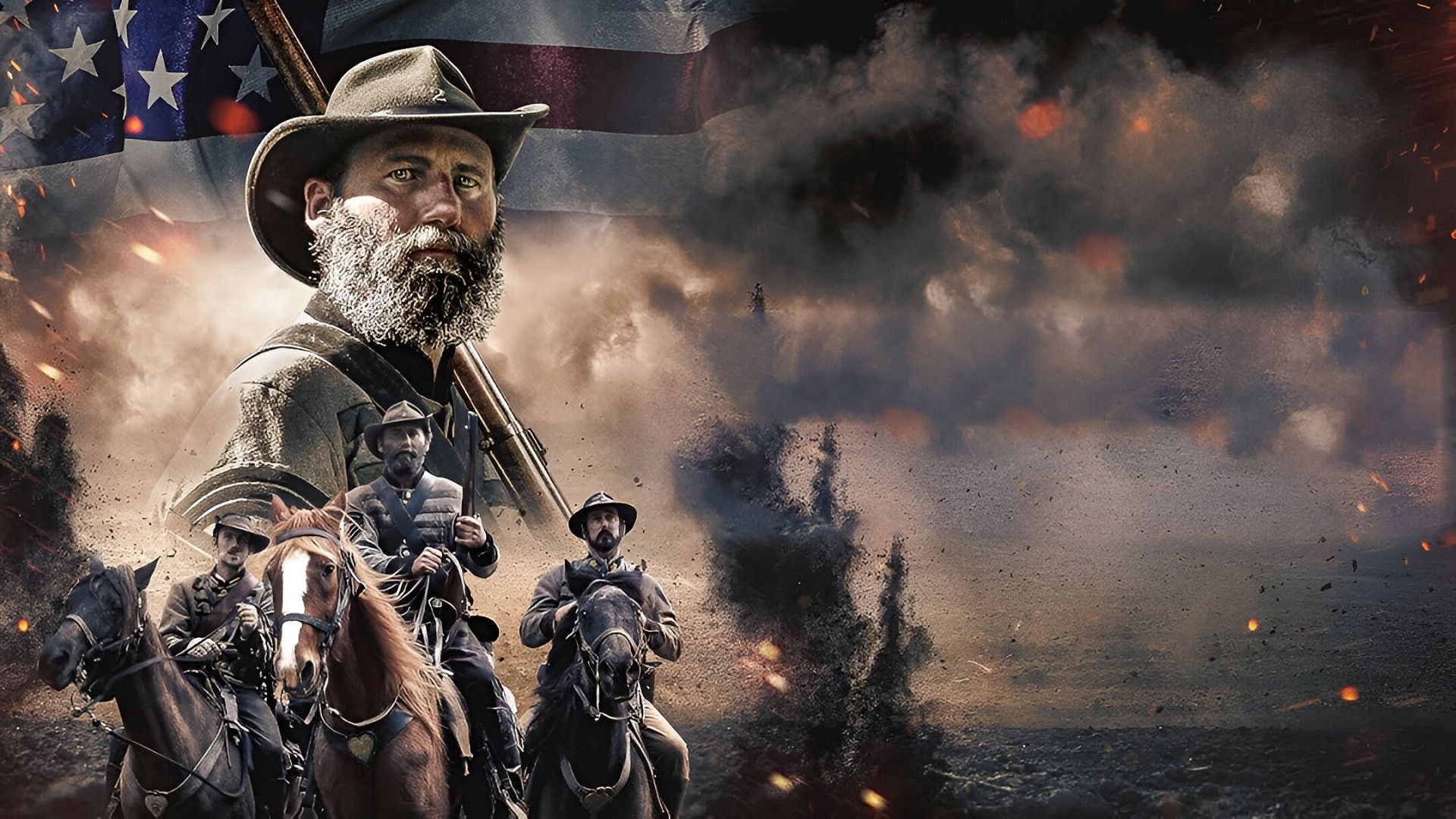 Backdrop for Band of Rebels