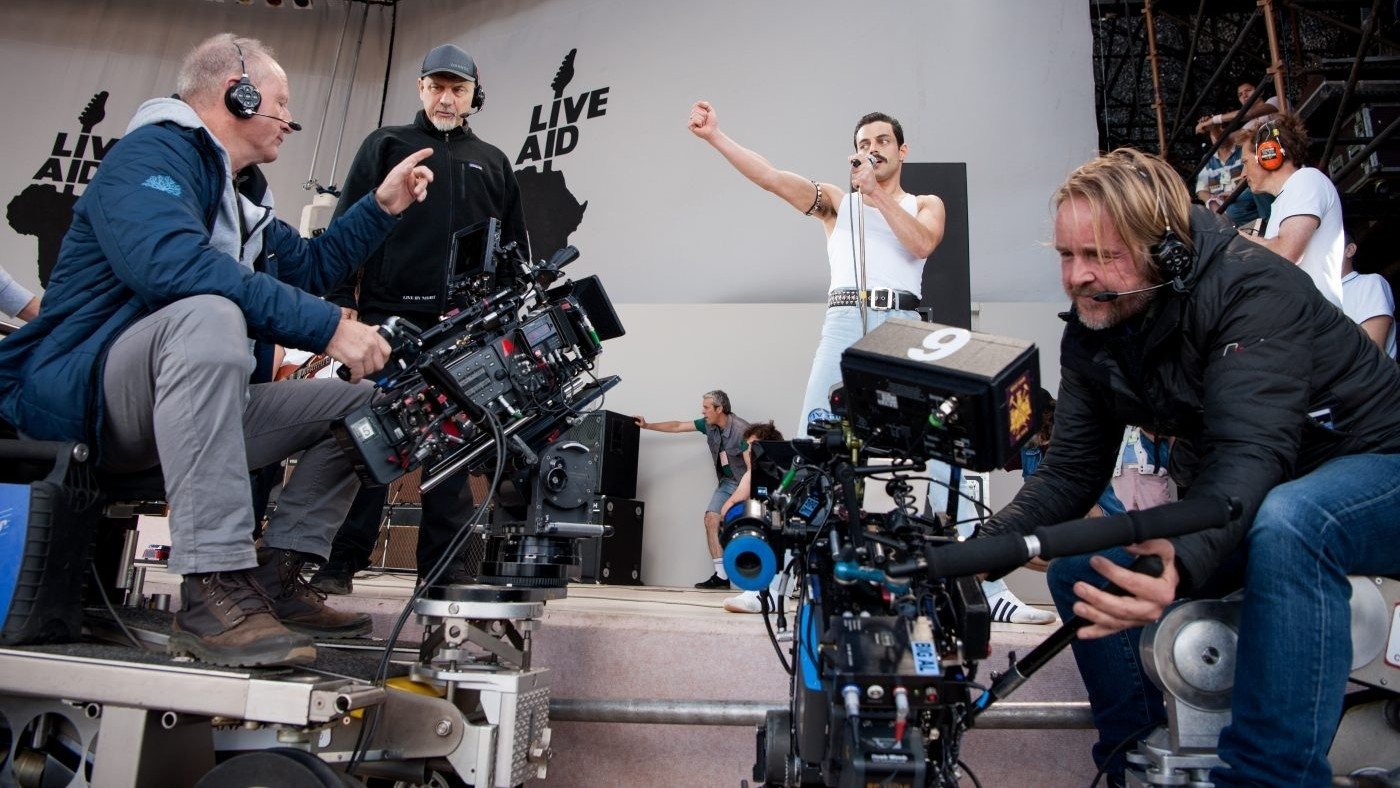 Backdrop for Bohemian Rhapsody: Recreating Live Aid