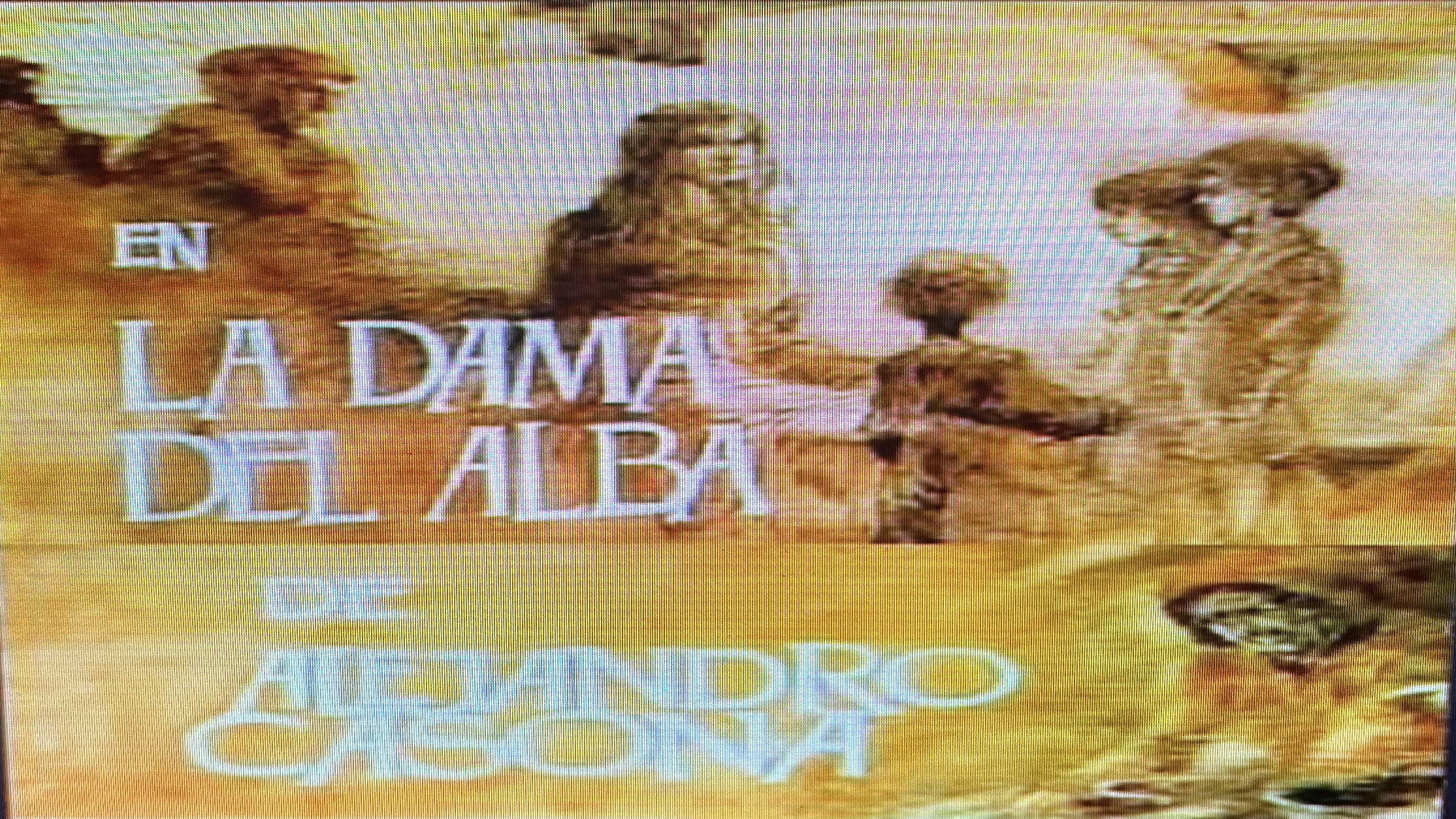 Backdrop for La dama del Alba