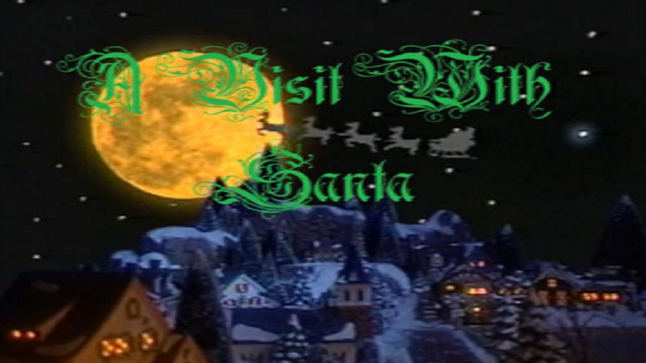 Backdrop for A Visit With Santa