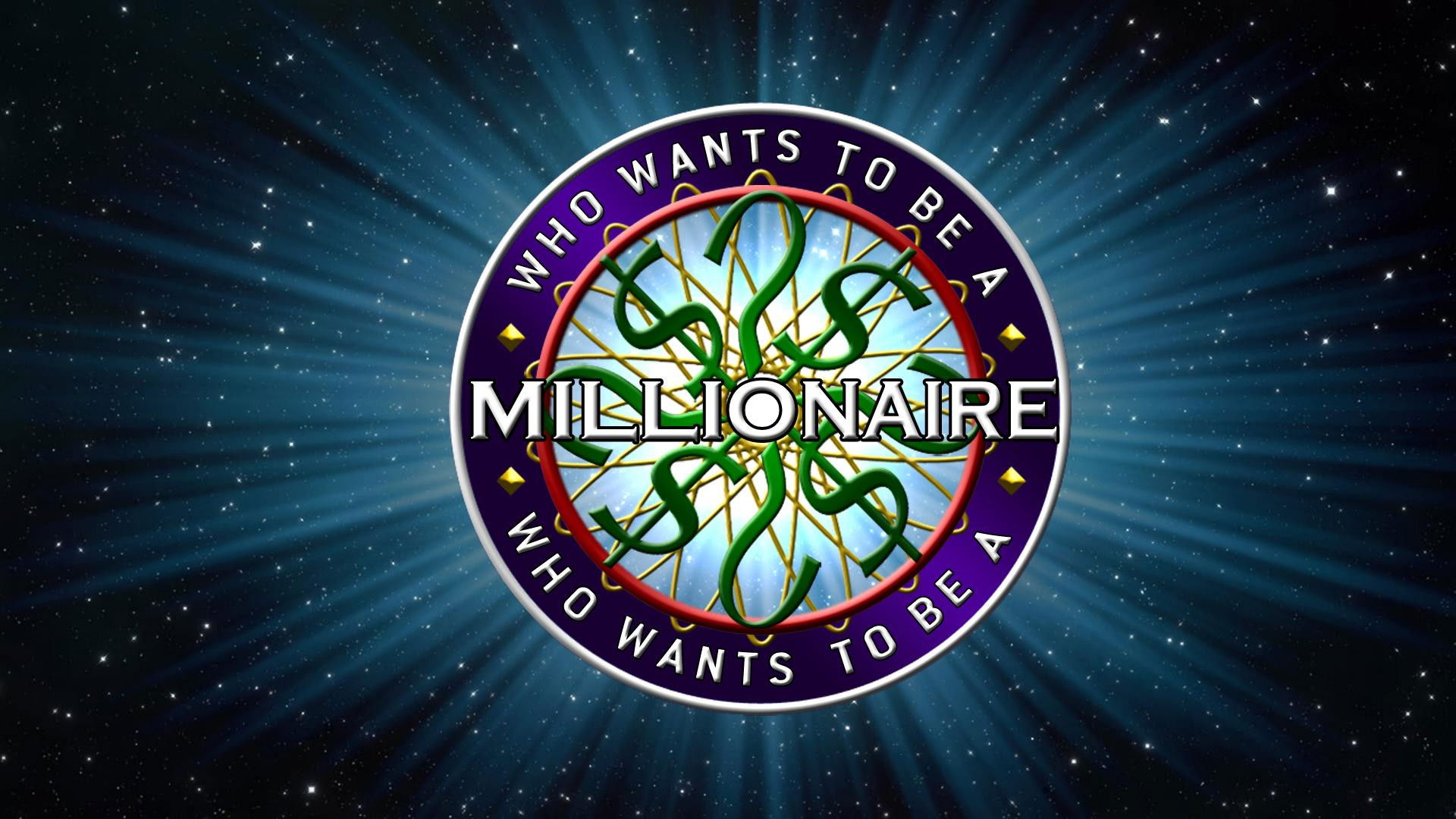 Backdrop for Who Wants to Be a Millionaire
