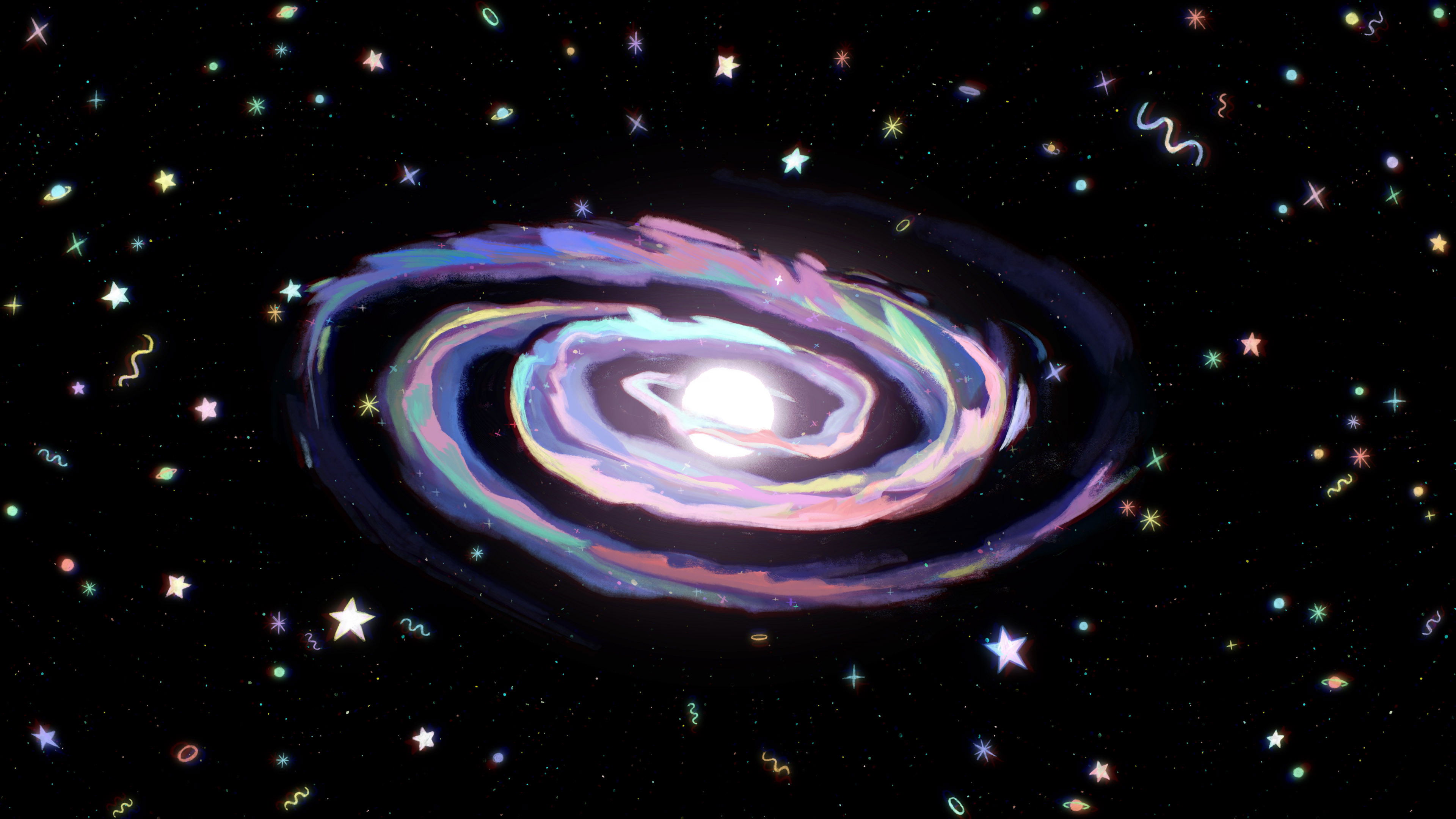 Backdrop for TED Ed: Why is the Milky Way a Spiral?