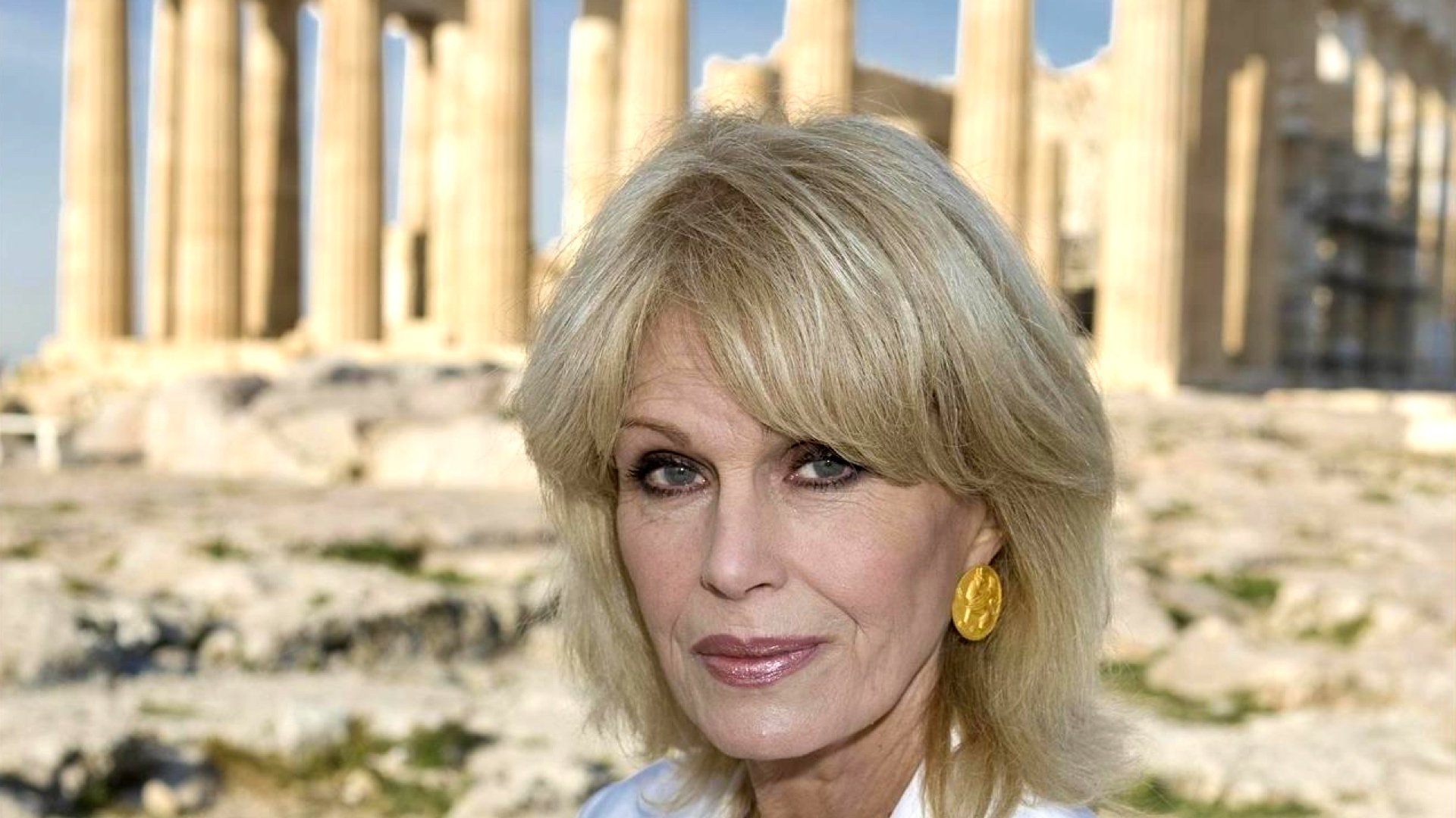 Backdrop for Joanna Lumley's Greek Odyssey