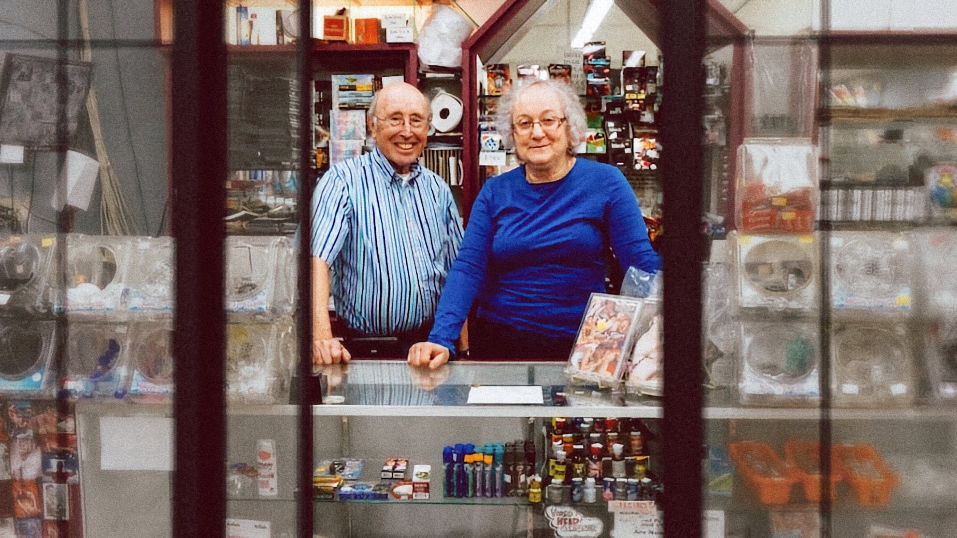 Backdrop for Circus of Books