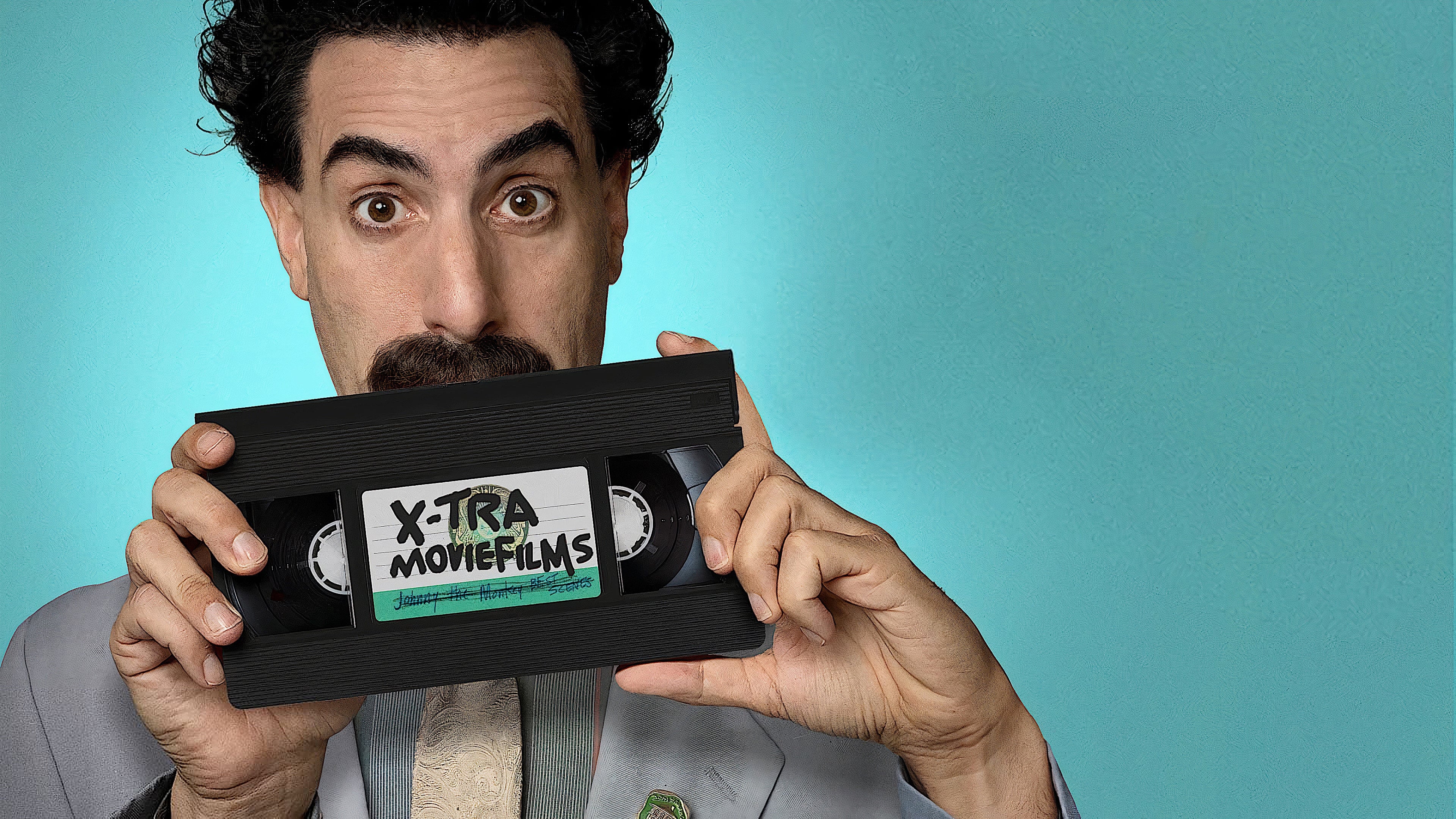 Backdrop for Borat: VHS Cassette of Material Deemed "Sub-Acceptable" by Kazakhstan Ministry of Censorship and Circumcision