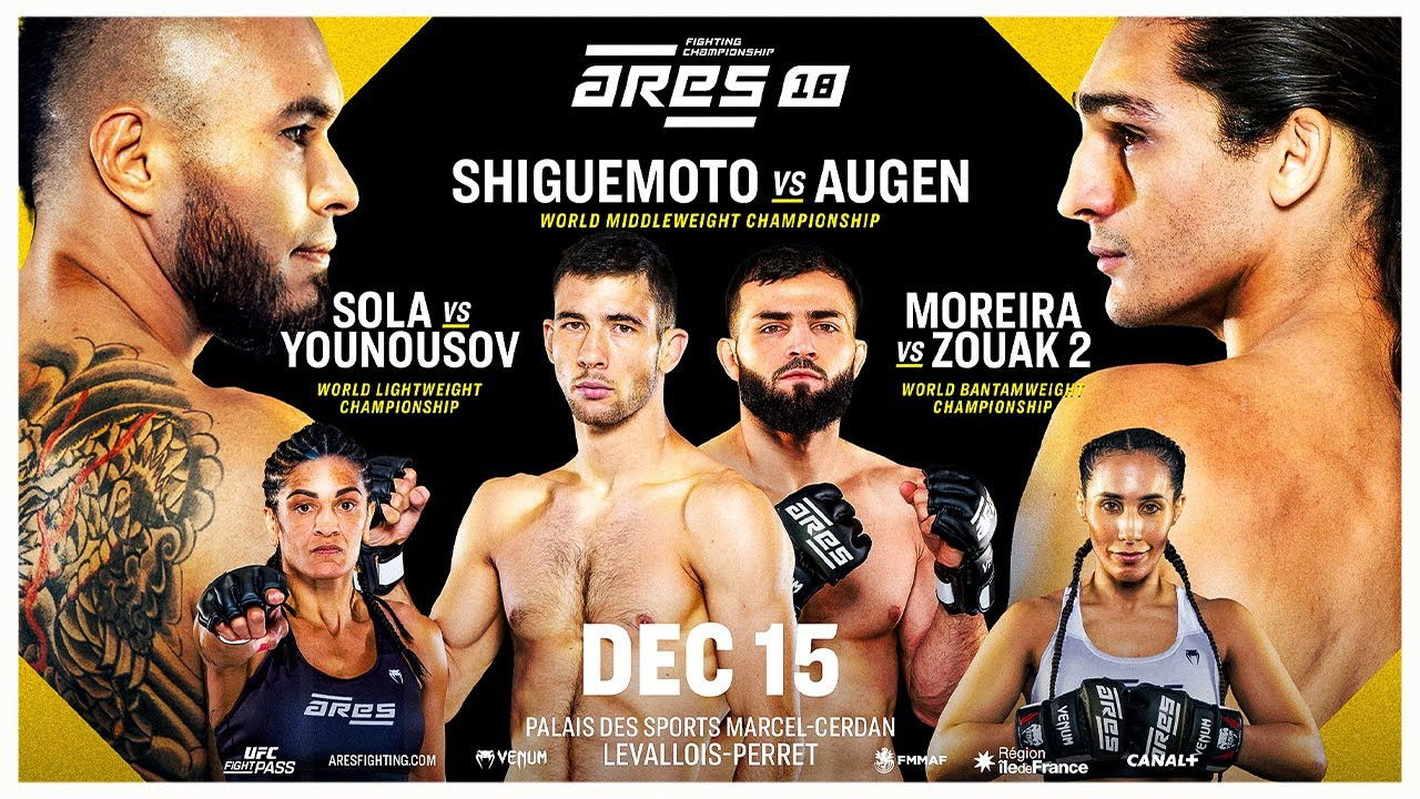 Backdrop for ARES Fighting Championship 18: Sola vs Younousov