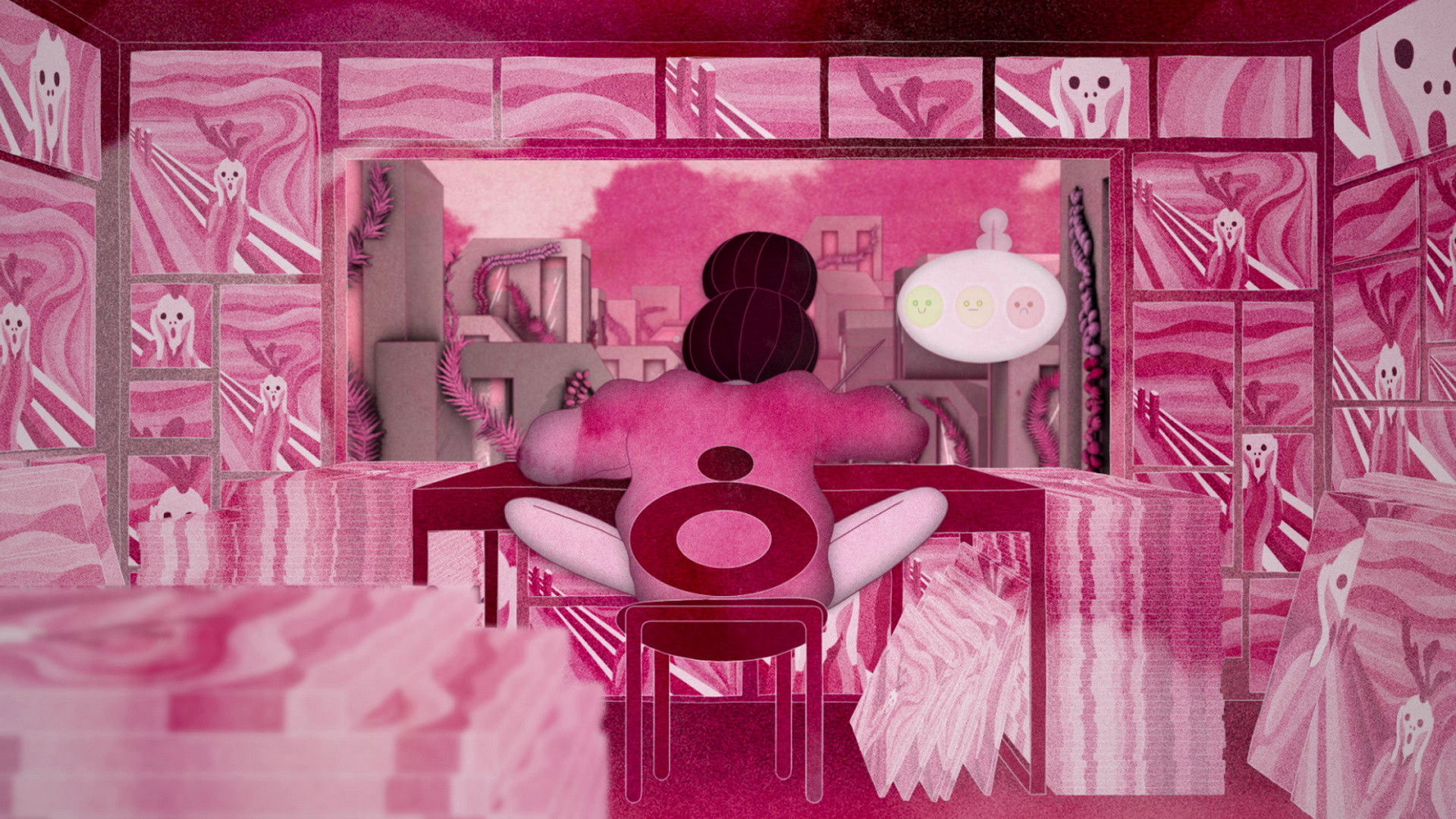 Backdrop for Scent of Beetroot and the People Who Live Forever