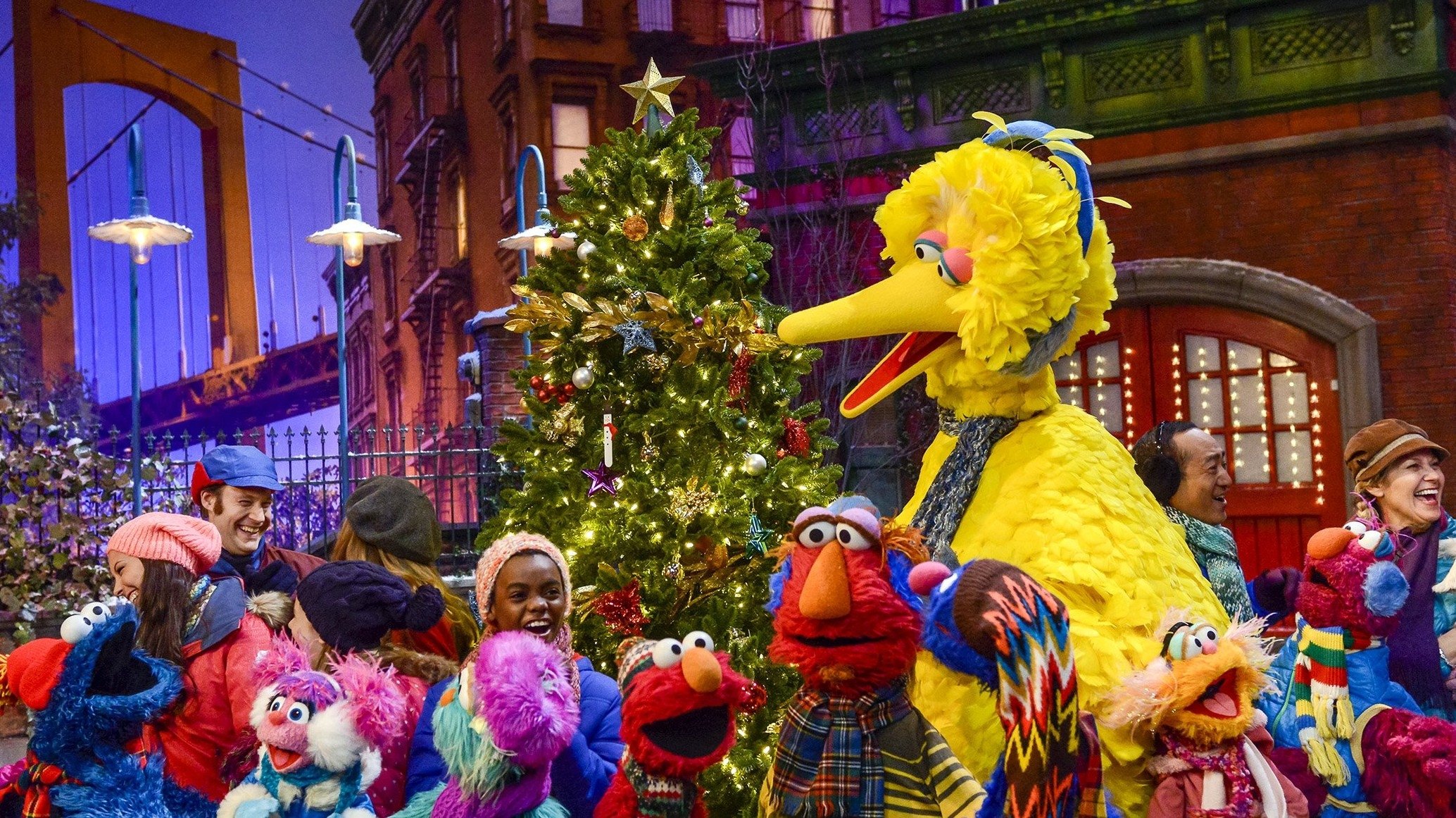 Backdrop for Once Upon a Sesame Street Christmas