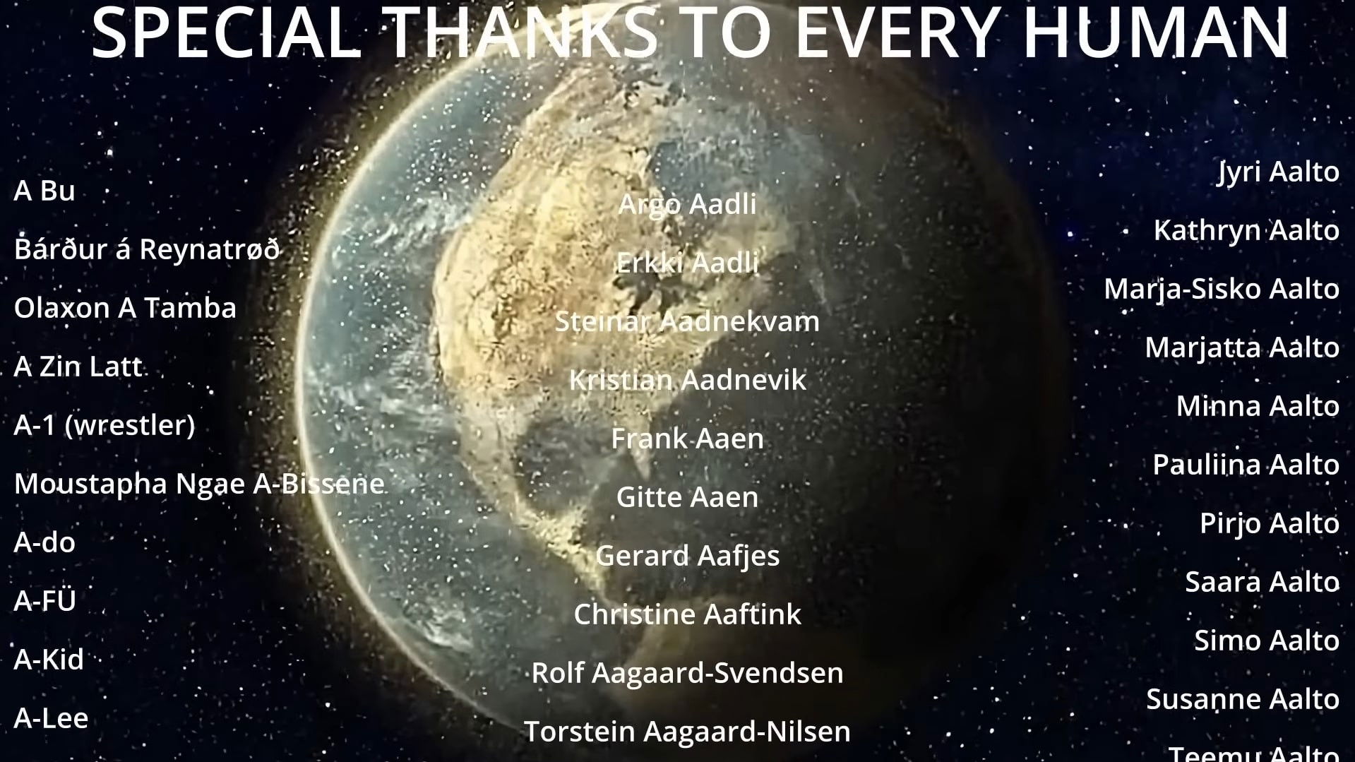 Backdrop for Earth End Credits (Extended)