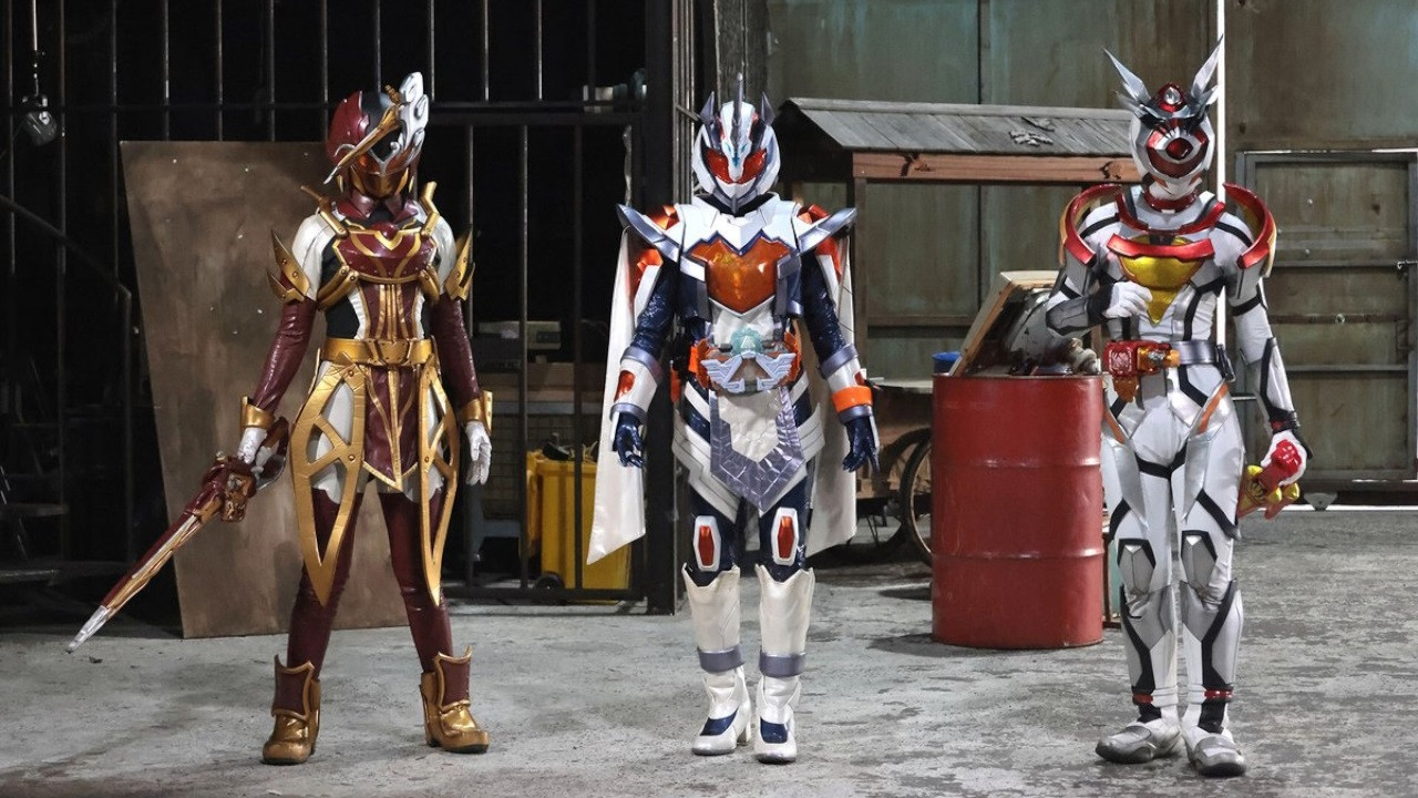 Backdrop for Kamen Rider Majade with Girls Remix