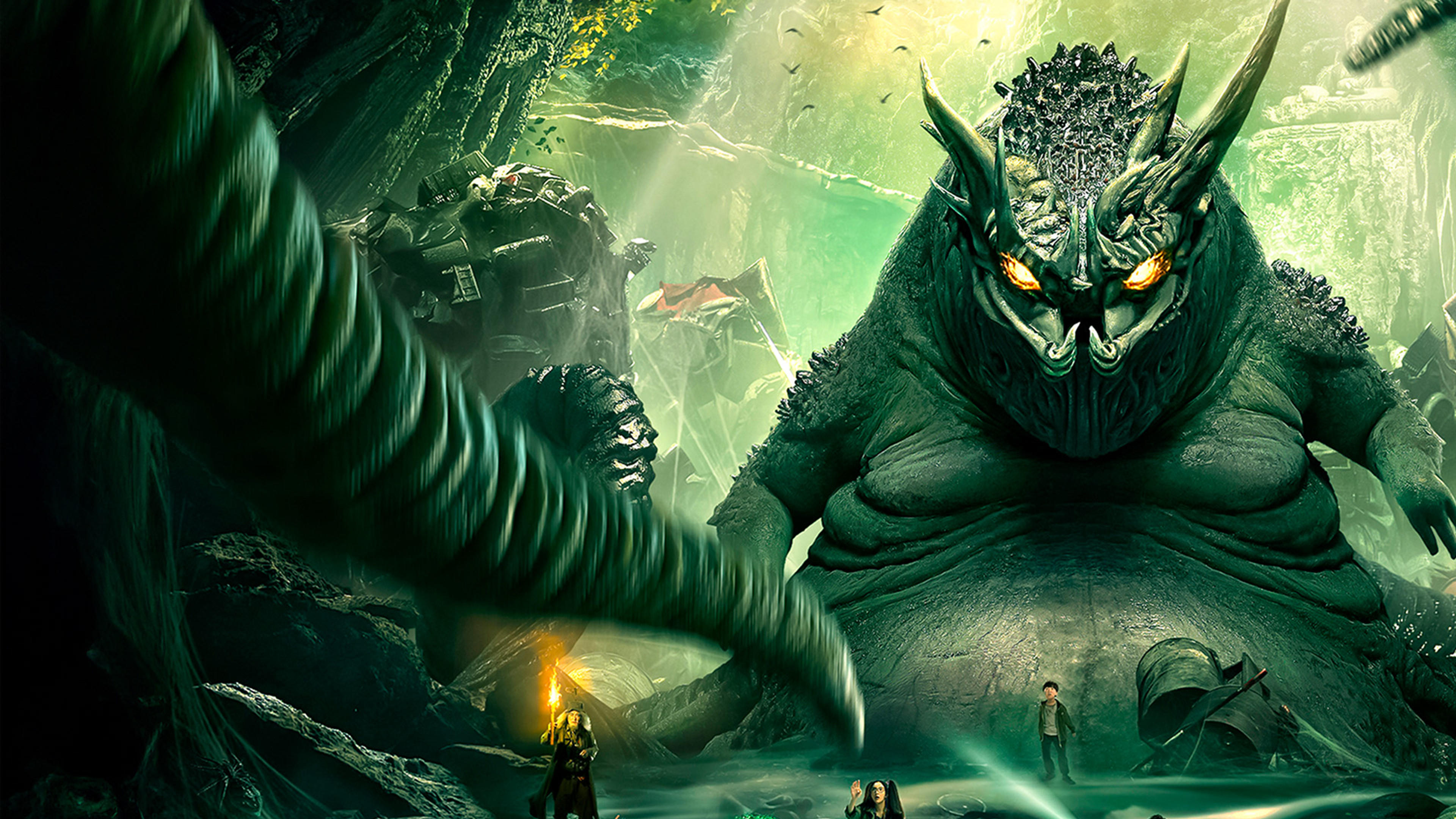 Backdrop for Underground Monster