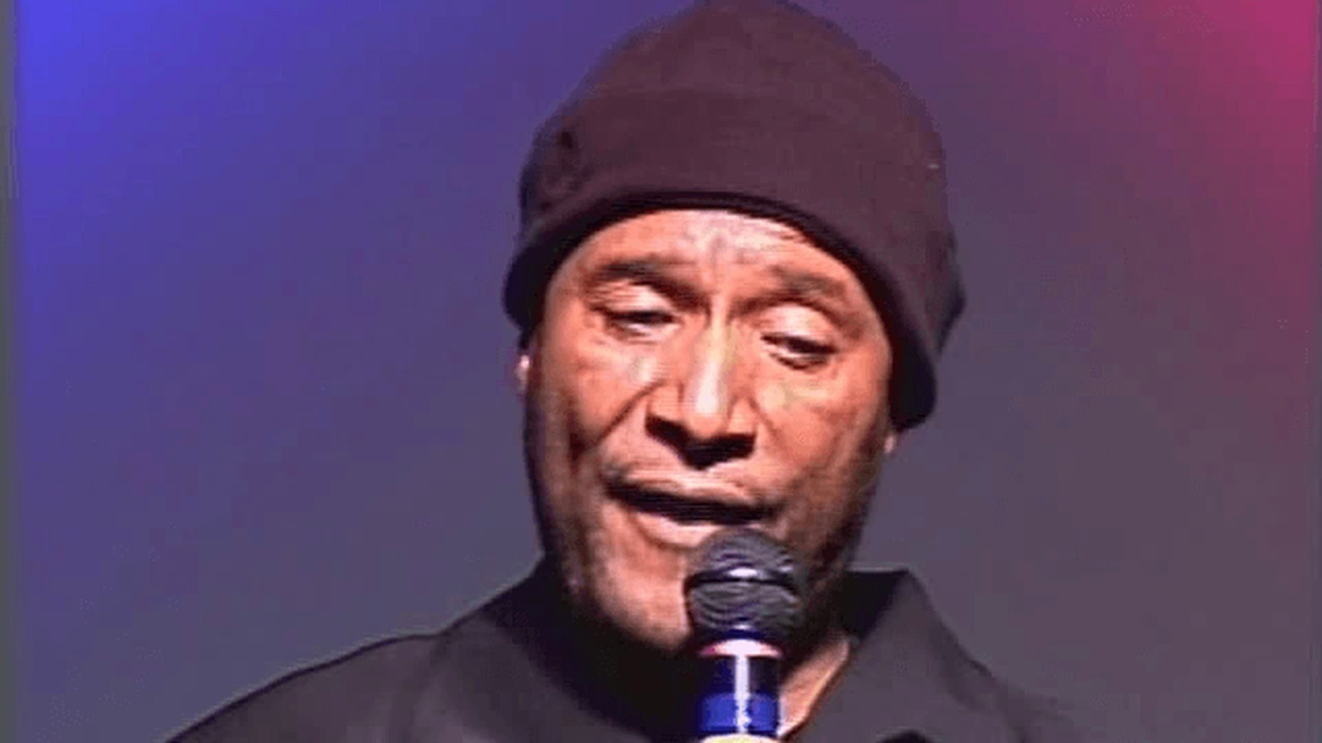 Backdrop for Paul Mooney: Analyzing White America
