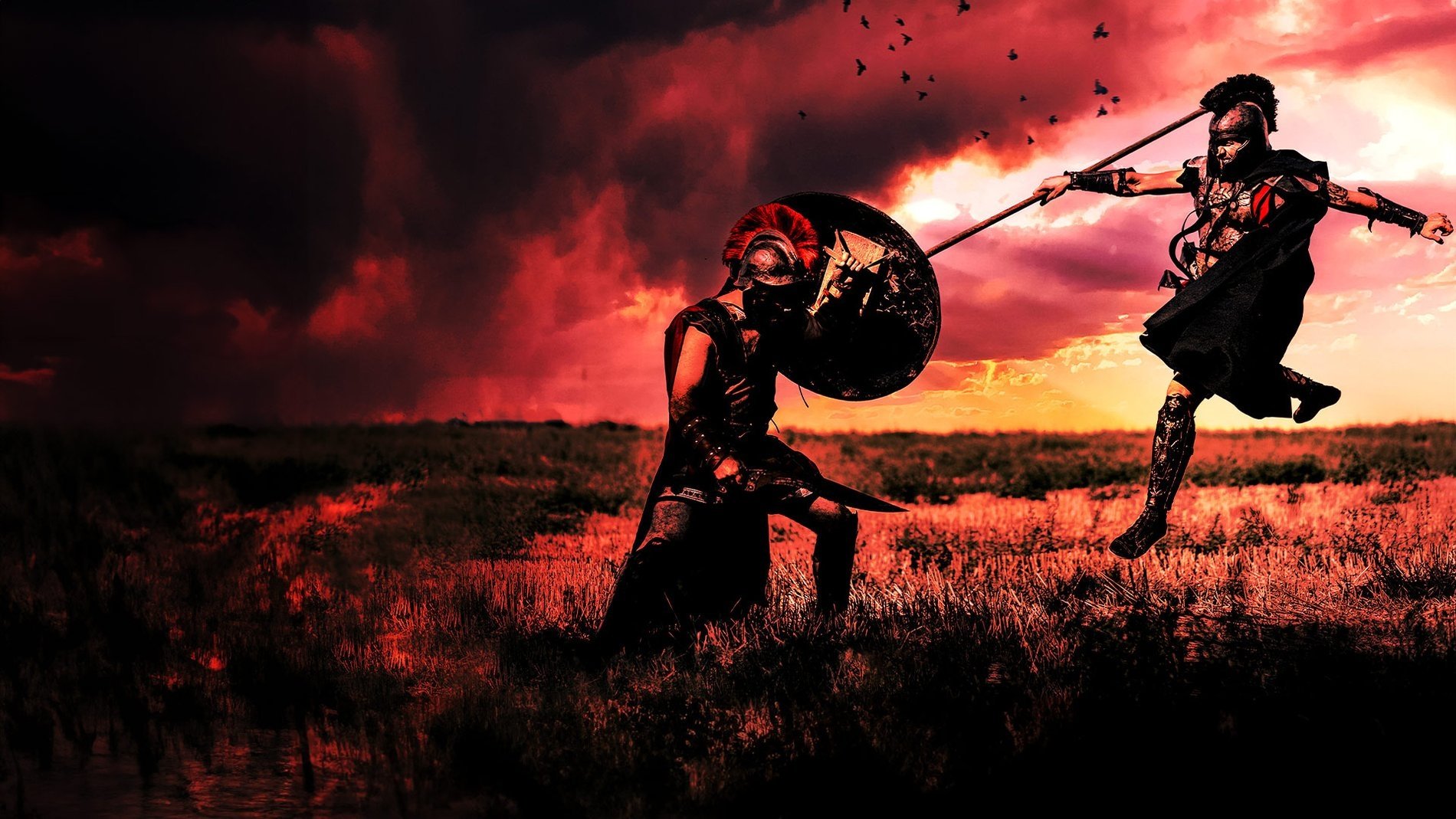 Backdrop for Clash of Ancient Warriors