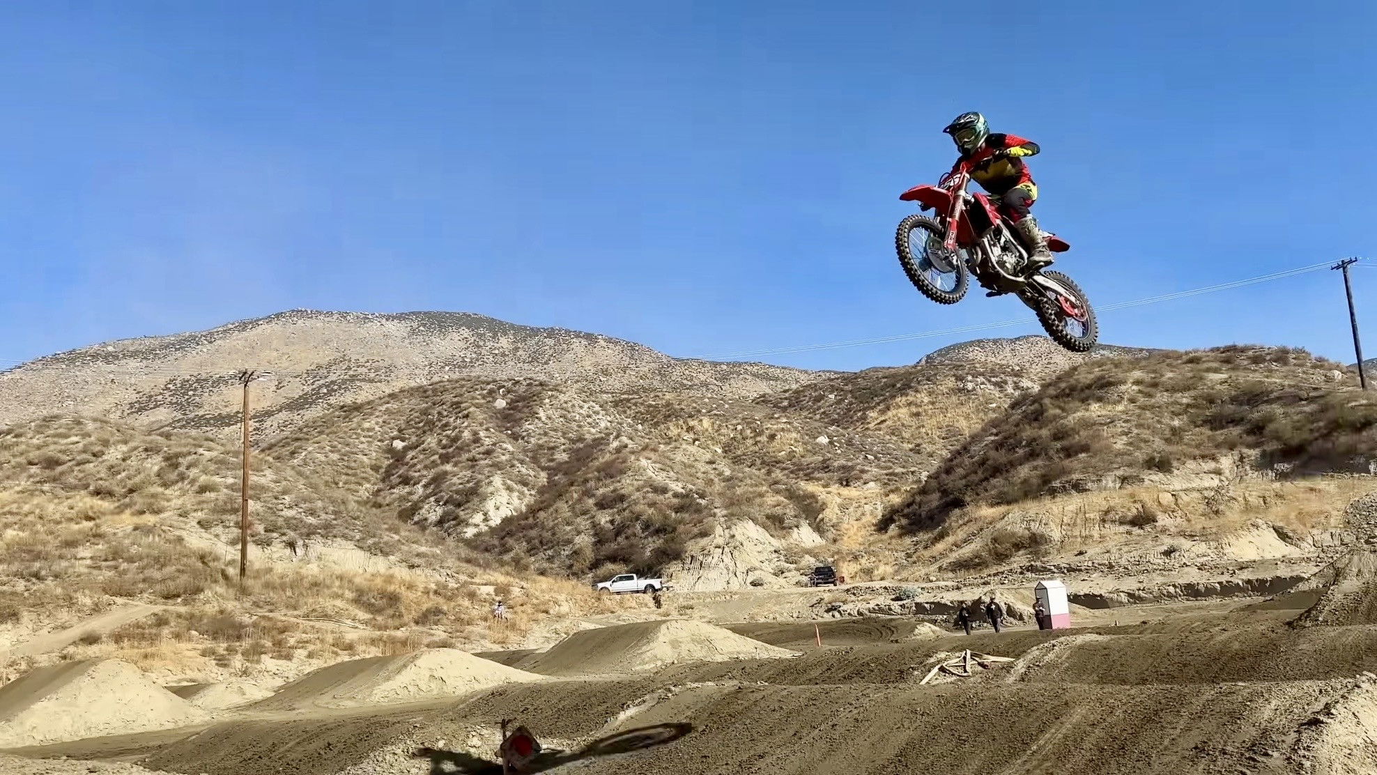 Backdrop for My First Quad at Hemet Supercross?
