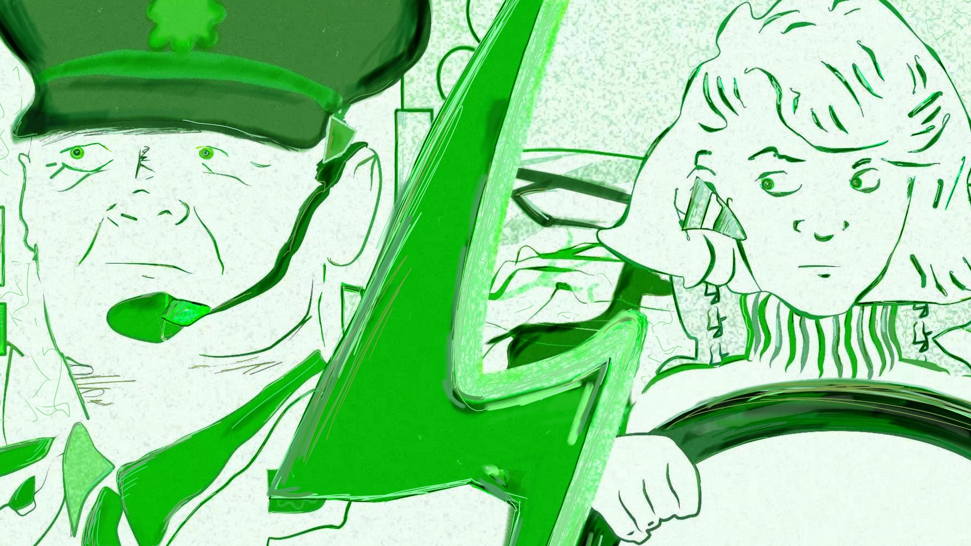 Backdrop for The Green Marker Scare