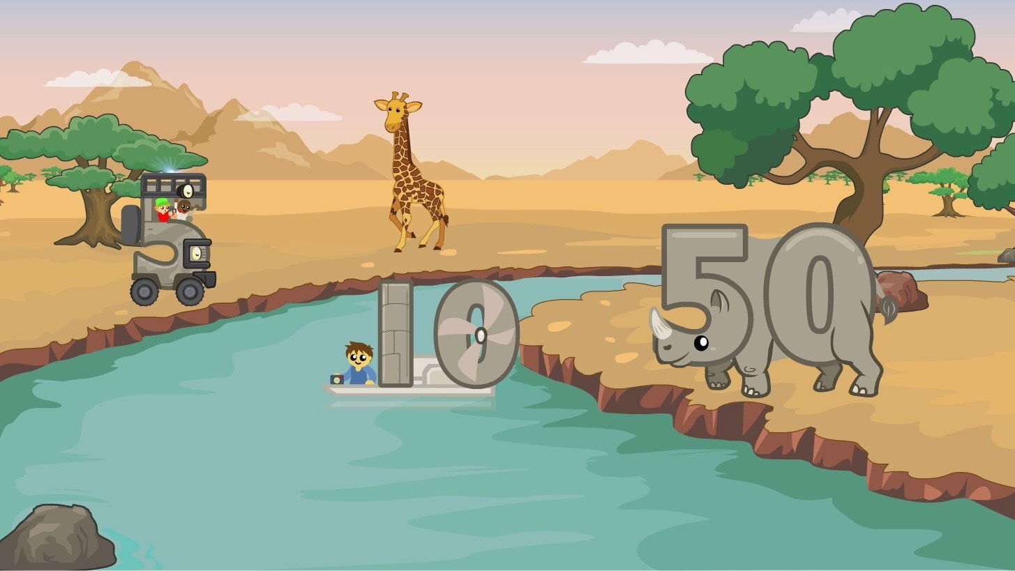 Backdrop for Meet the Math Facts - Multiplication & Division Level 2