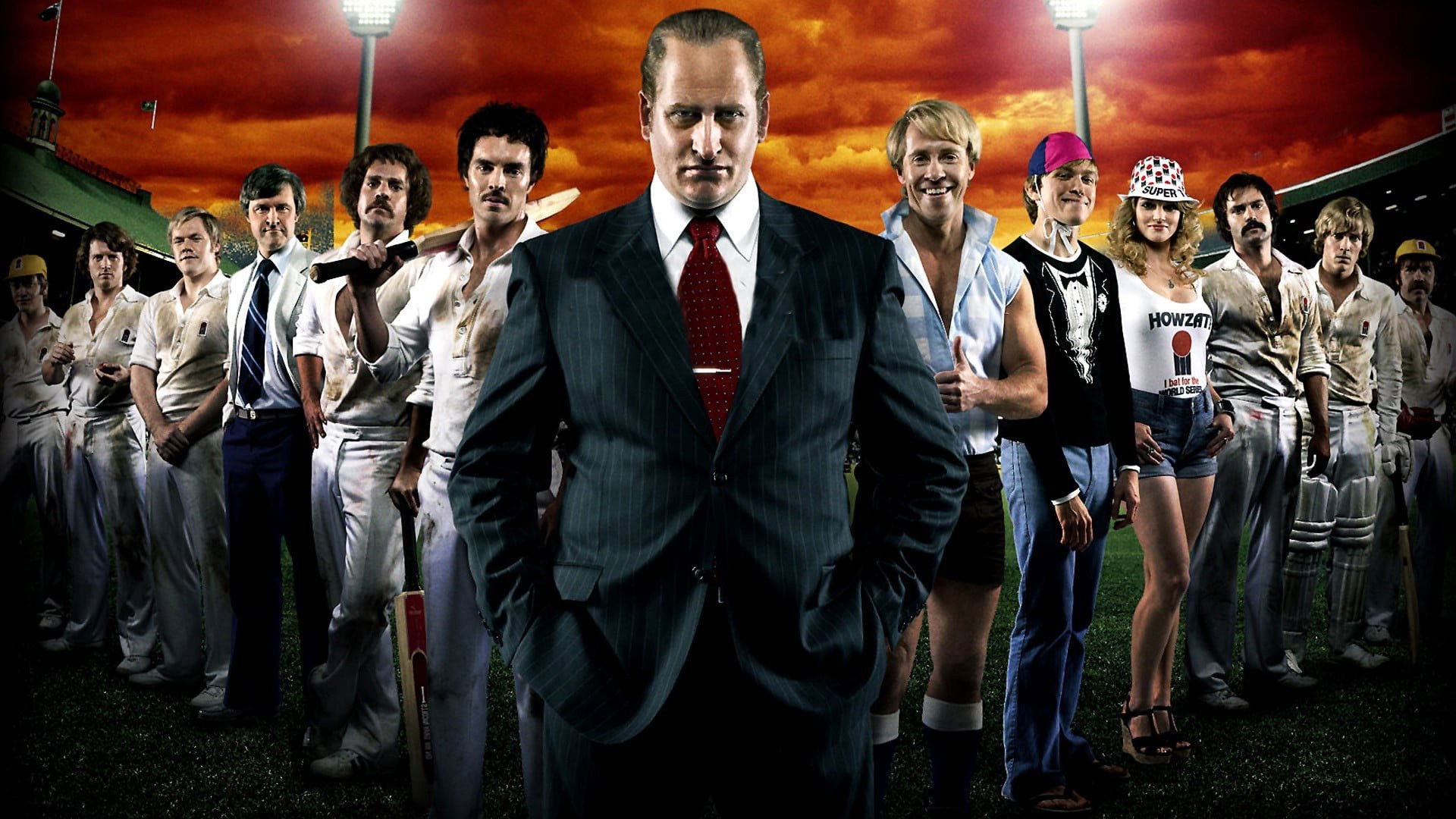 Backdrop for Howzat! Kerry Packer's War