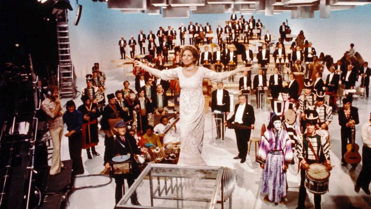 Backdrop for Barbra Streisand... and Other Musical Instruments