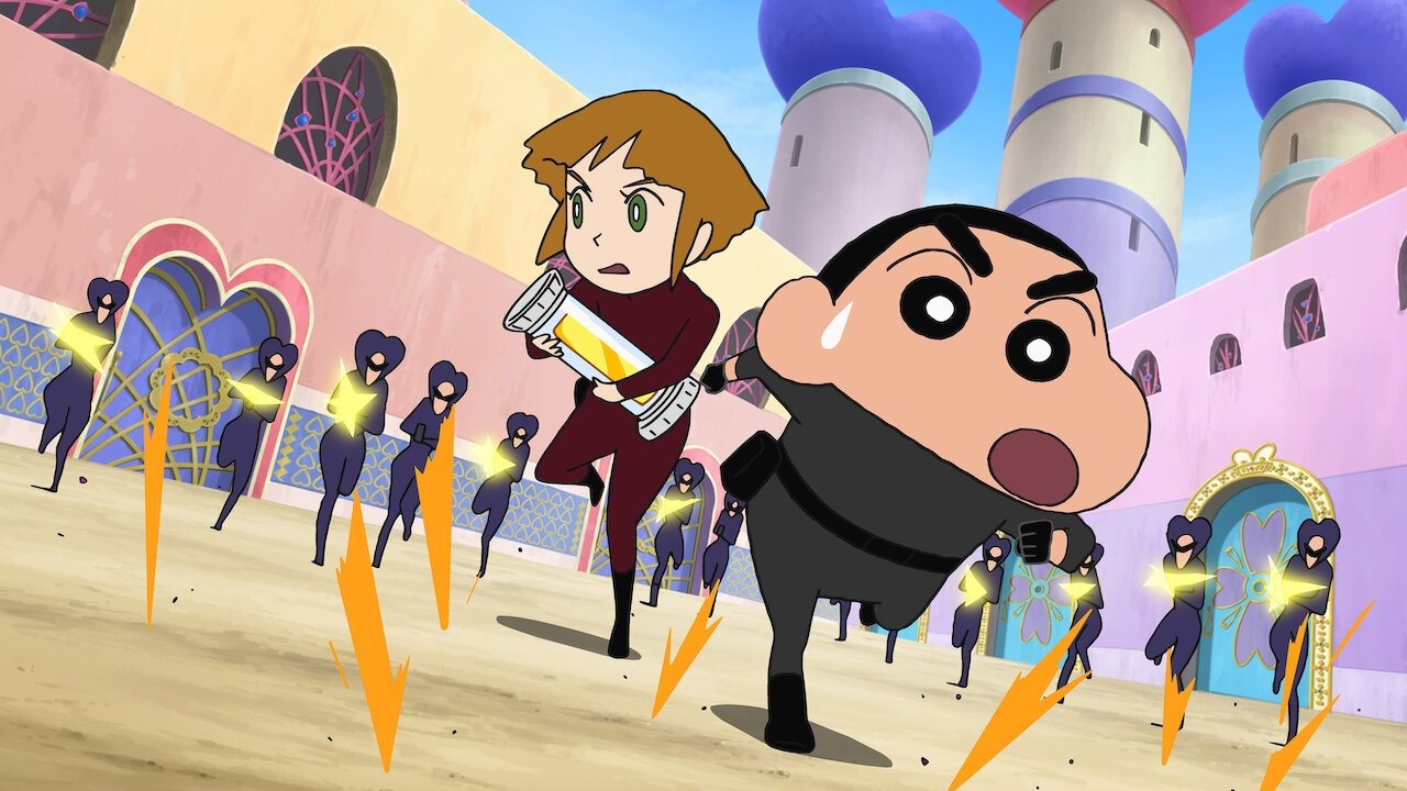 Backdrop for Crayon Shin-chan: Fierceness That Invites Storm! Operation Golden Spy