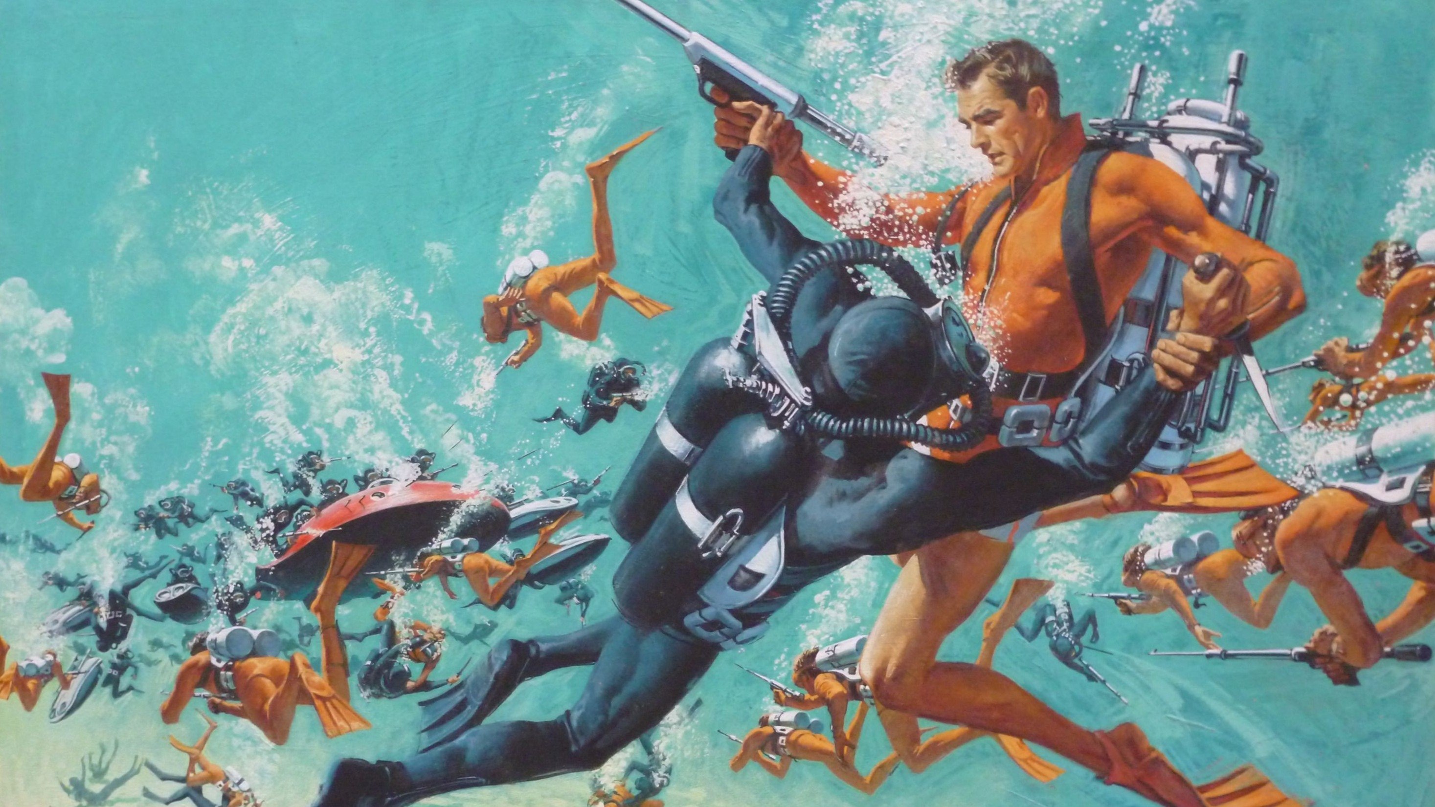 Backdrop for The Incredible World of James Bond