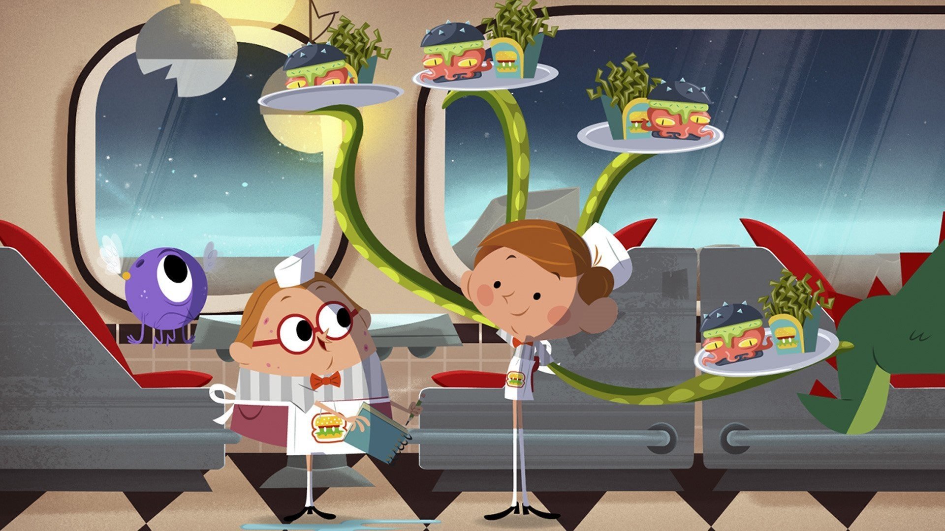 Backdrop for Jamie's Got Tentacles!