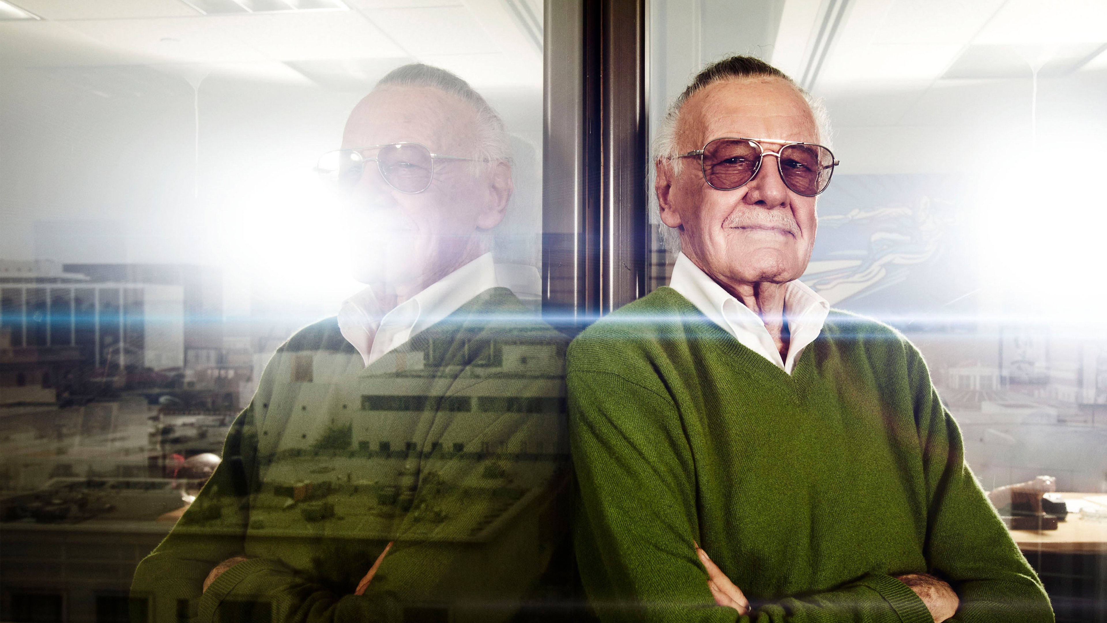 Backdrop for Stan Lee's Superhumans