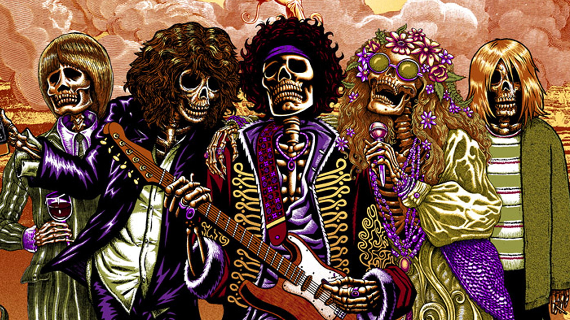 Backdrop for American Artifact: The Rise of American Rock Poster Art