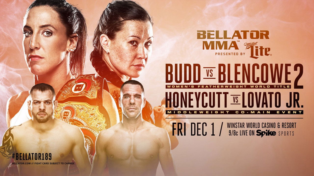 Backdrop for Bellator 189: Budd vs. Blencowe 2