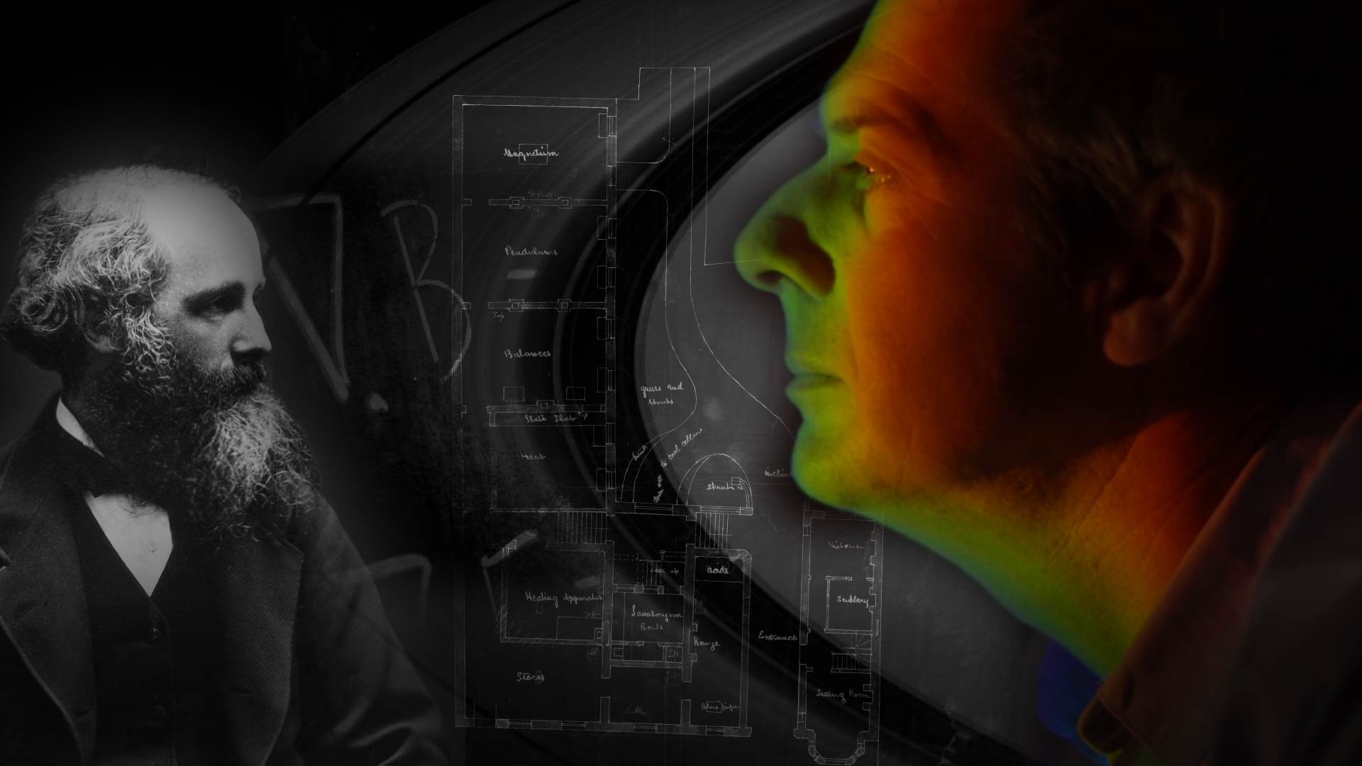 Backdrop for Scotland's Einstein: James Clerk Maxwell - The Man Who Changed the World