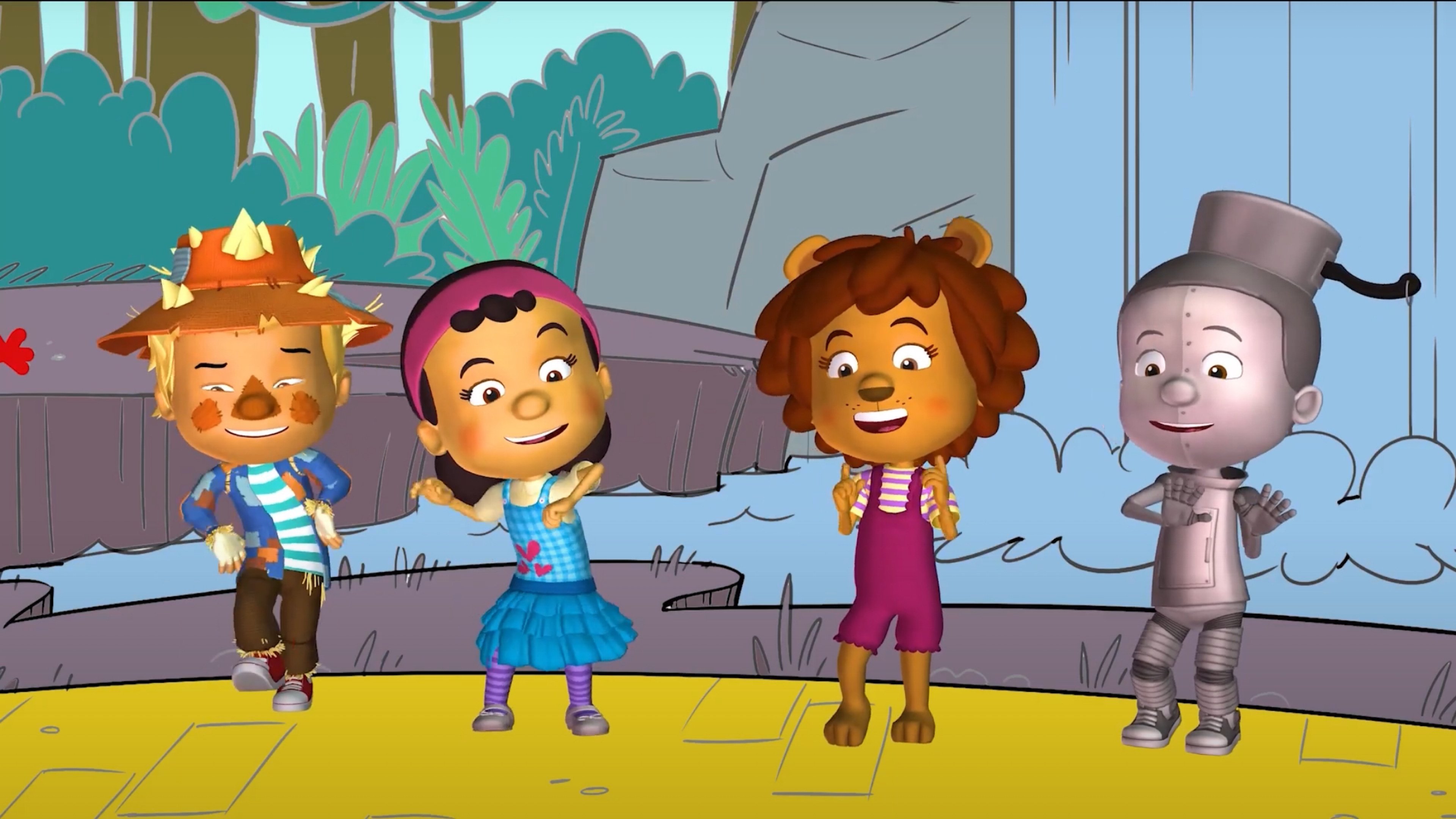 Backdrop for The WonderGrove Wizard of Oz