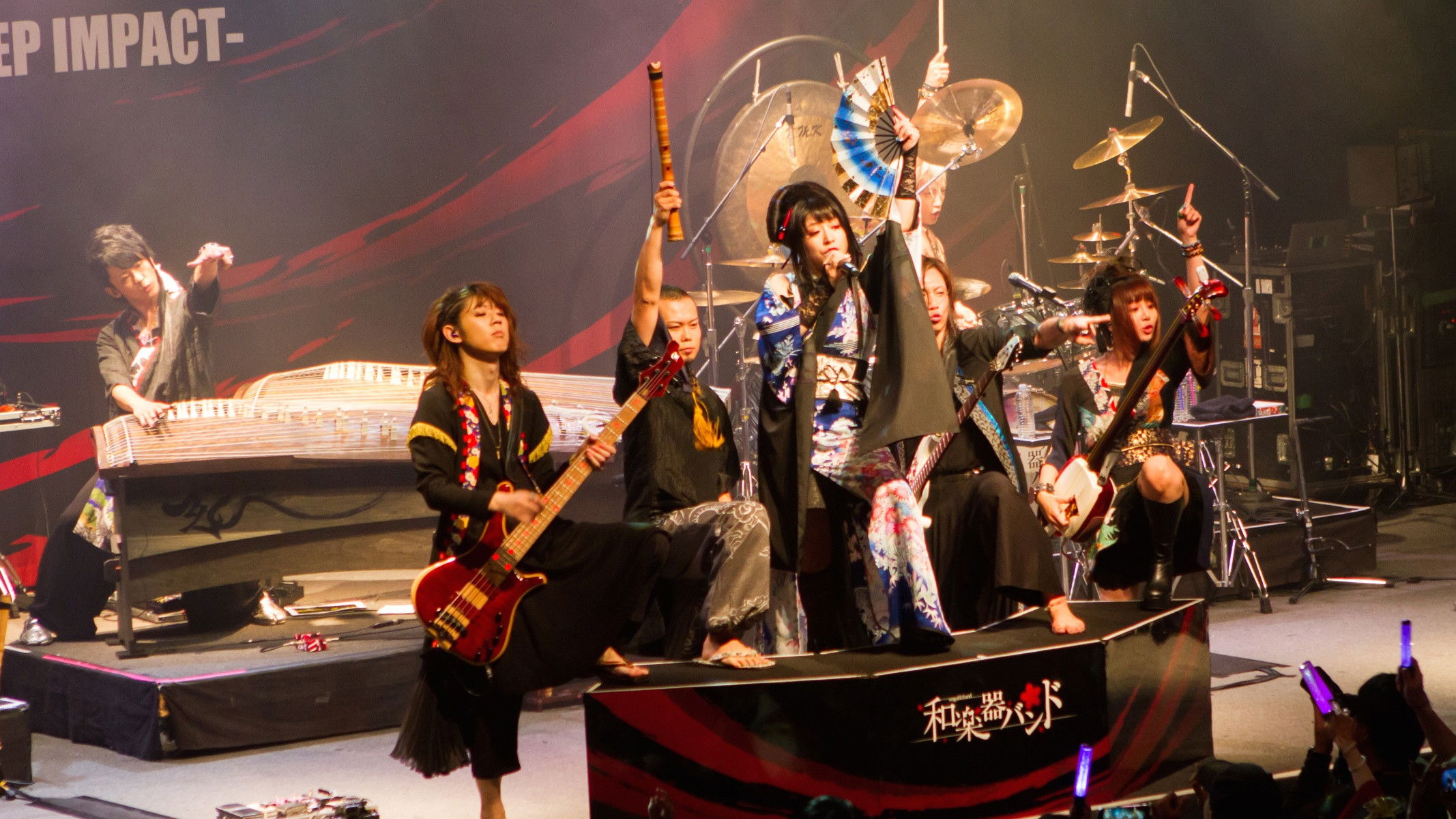 Backdrop for Wagakki Band - WagakkiBand 1st US Tour Shougeki -Deep Impact-