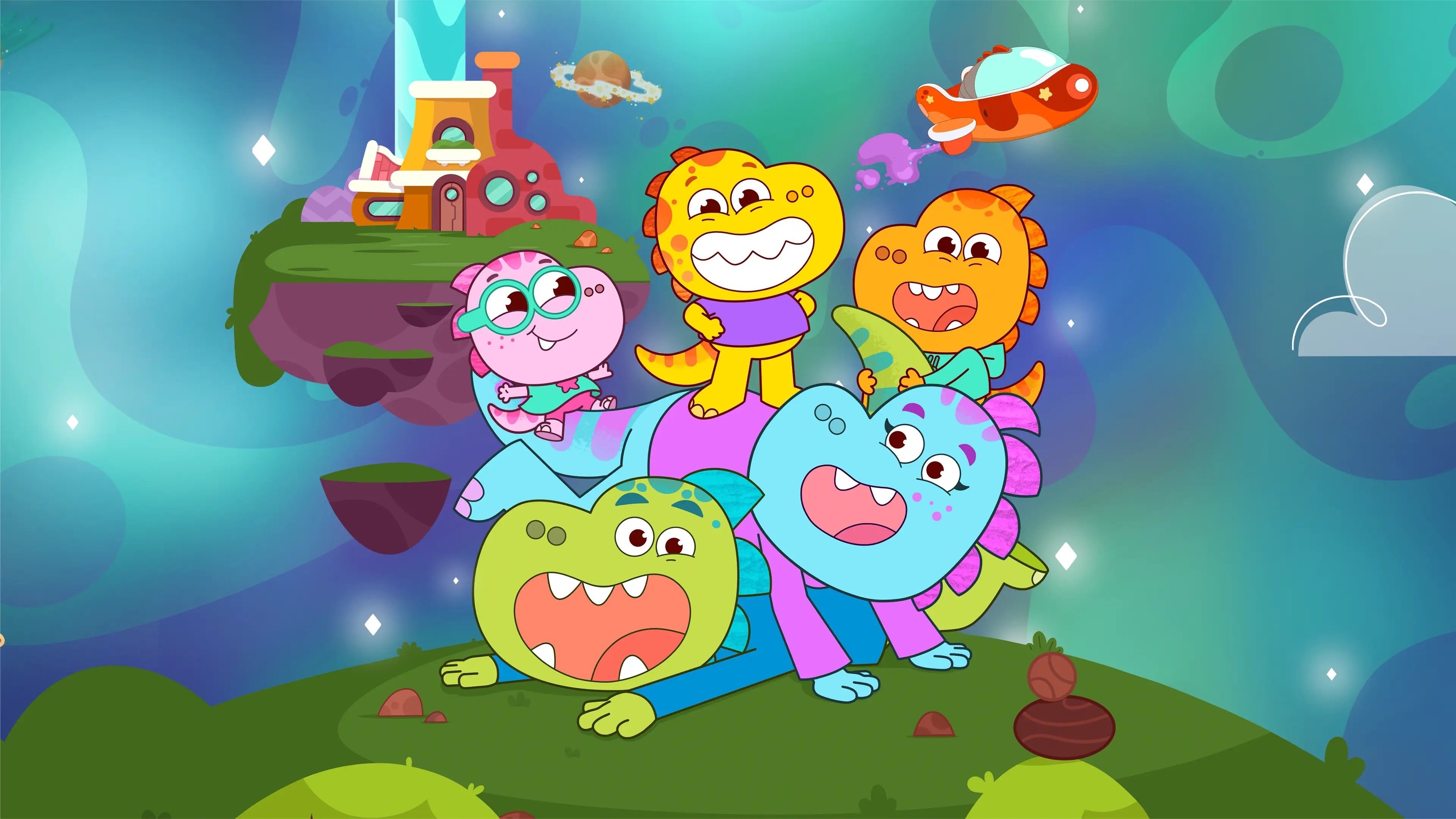 Backdrop for Tim Rex in Space