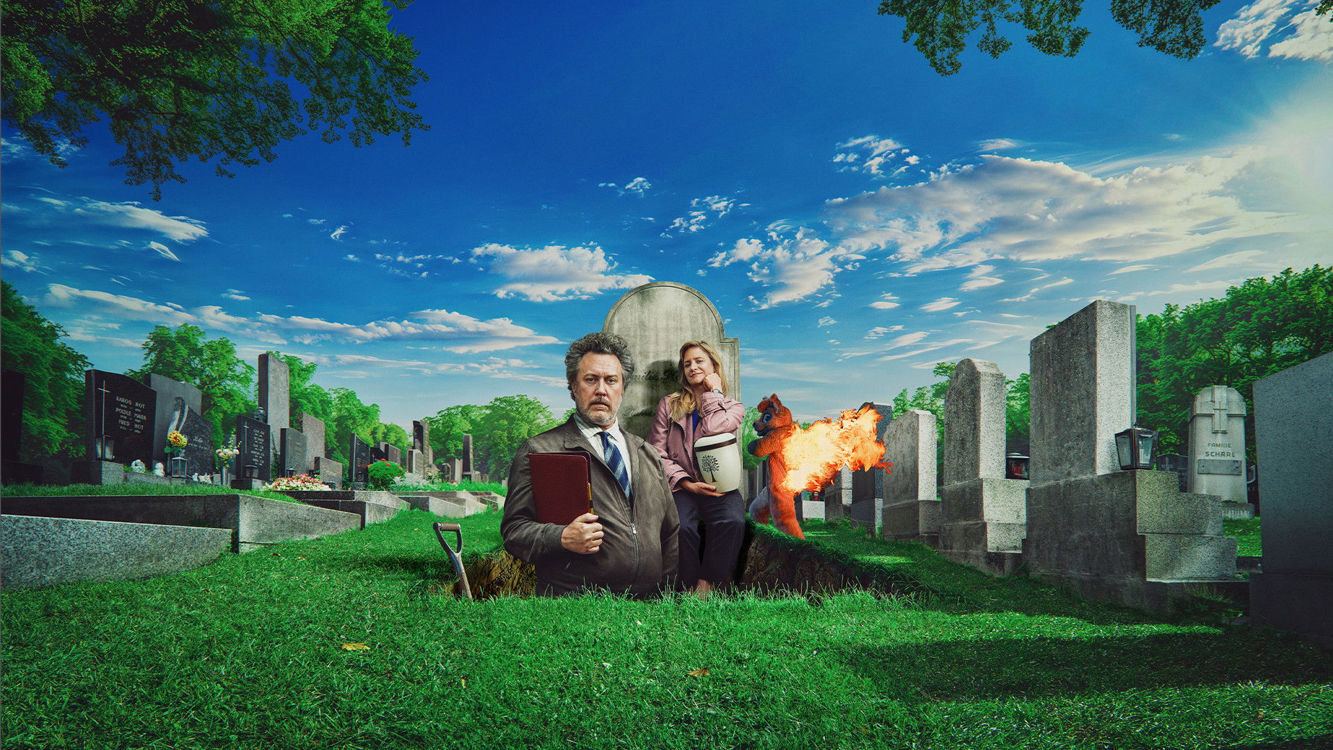 Backdrop for Drunter & Drüber - Chaos auf dem Friedhof