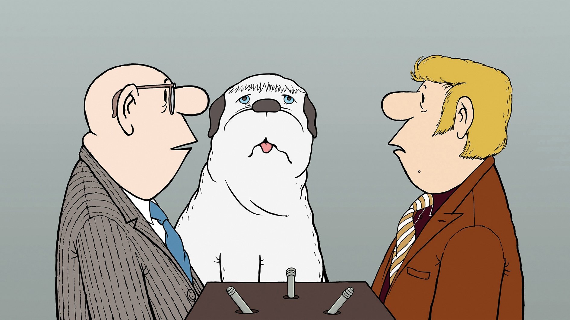 Backdrop for Loriot's Great Cartoon Revue