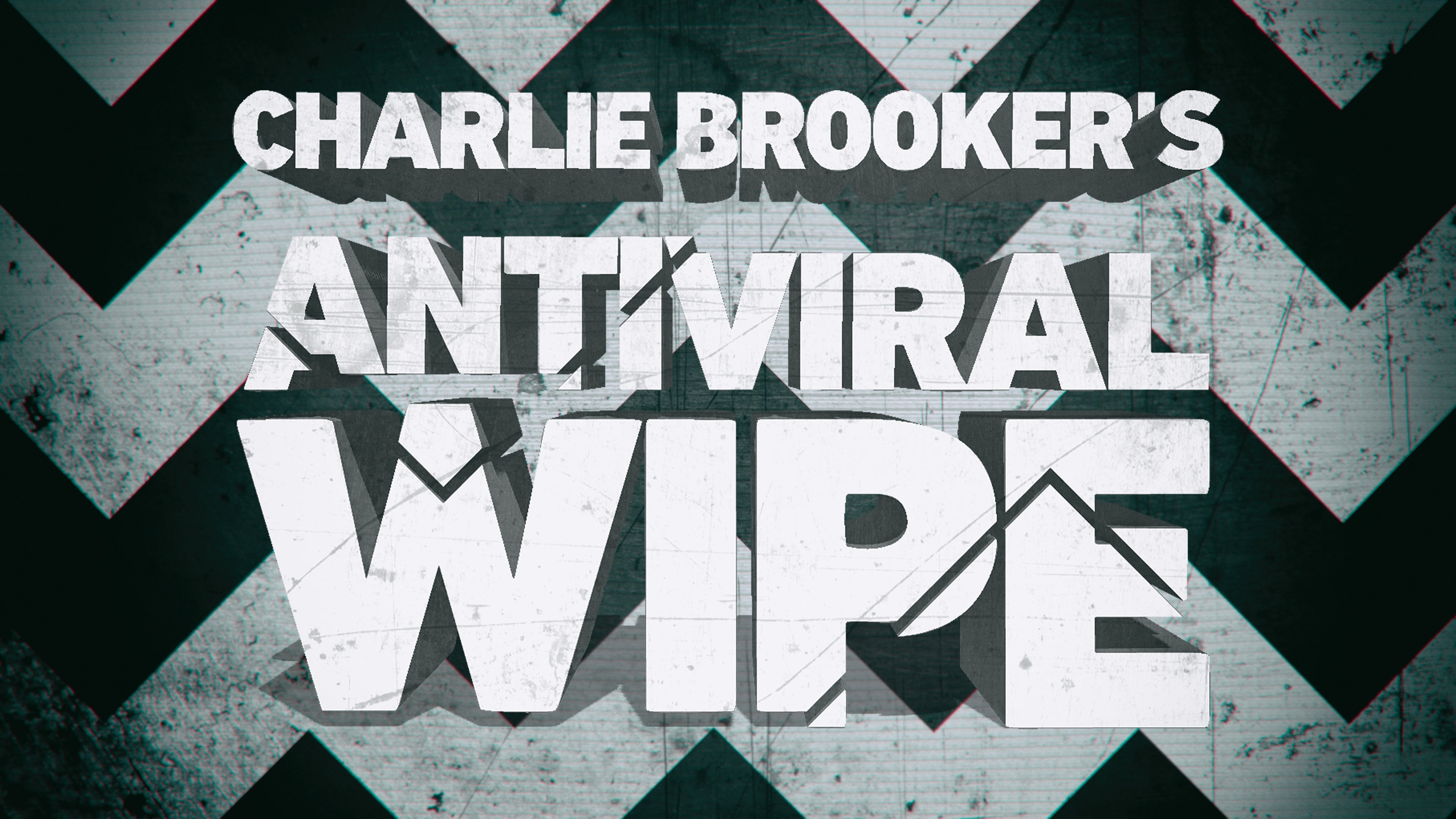 Backdrop for Charlie Brooker's Antiviral Wipe