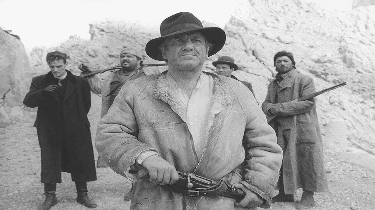 Backdrop for Small Train Robbery