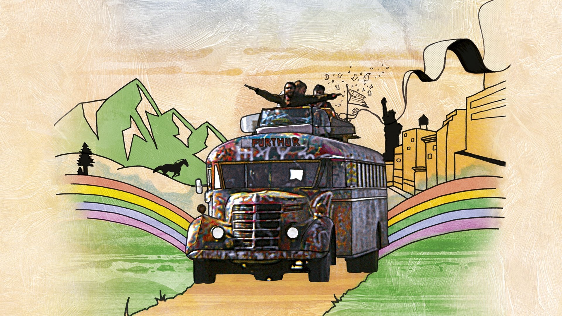 Backdrop for Magic Trip: Ken Kesey's Search for a Kool Place
