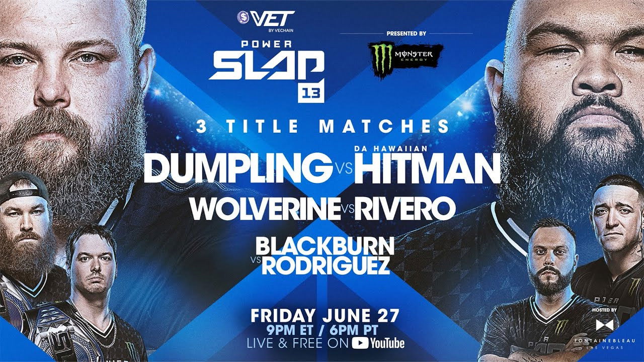 Backdrop for Power Slap 13: Dumpling vs. Da Hawaiian Hitman